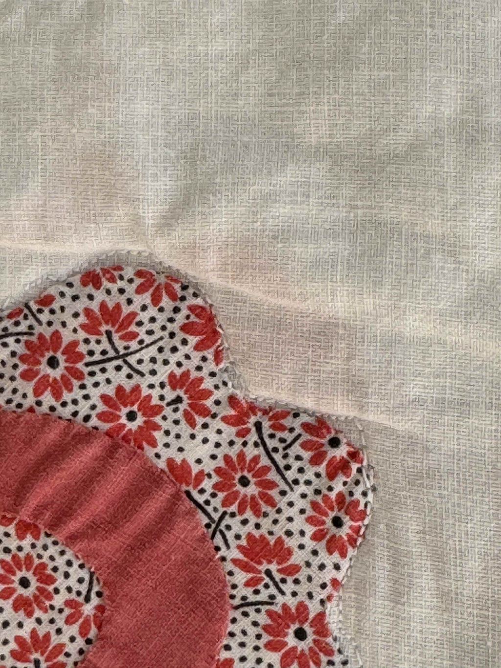 Vintage Quilt Triple Floral Applique