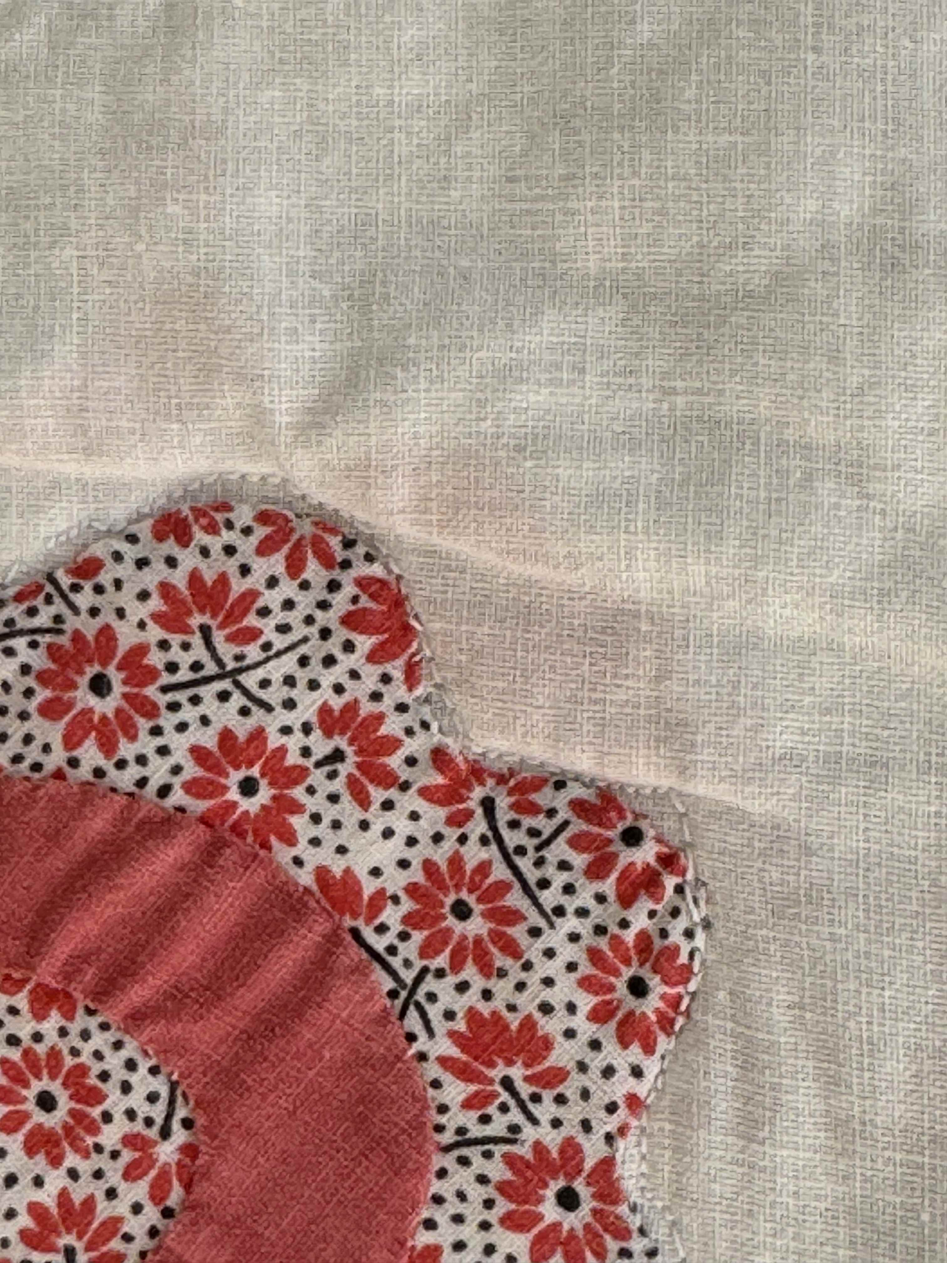 Vintage Quilt Triple Floral Applique