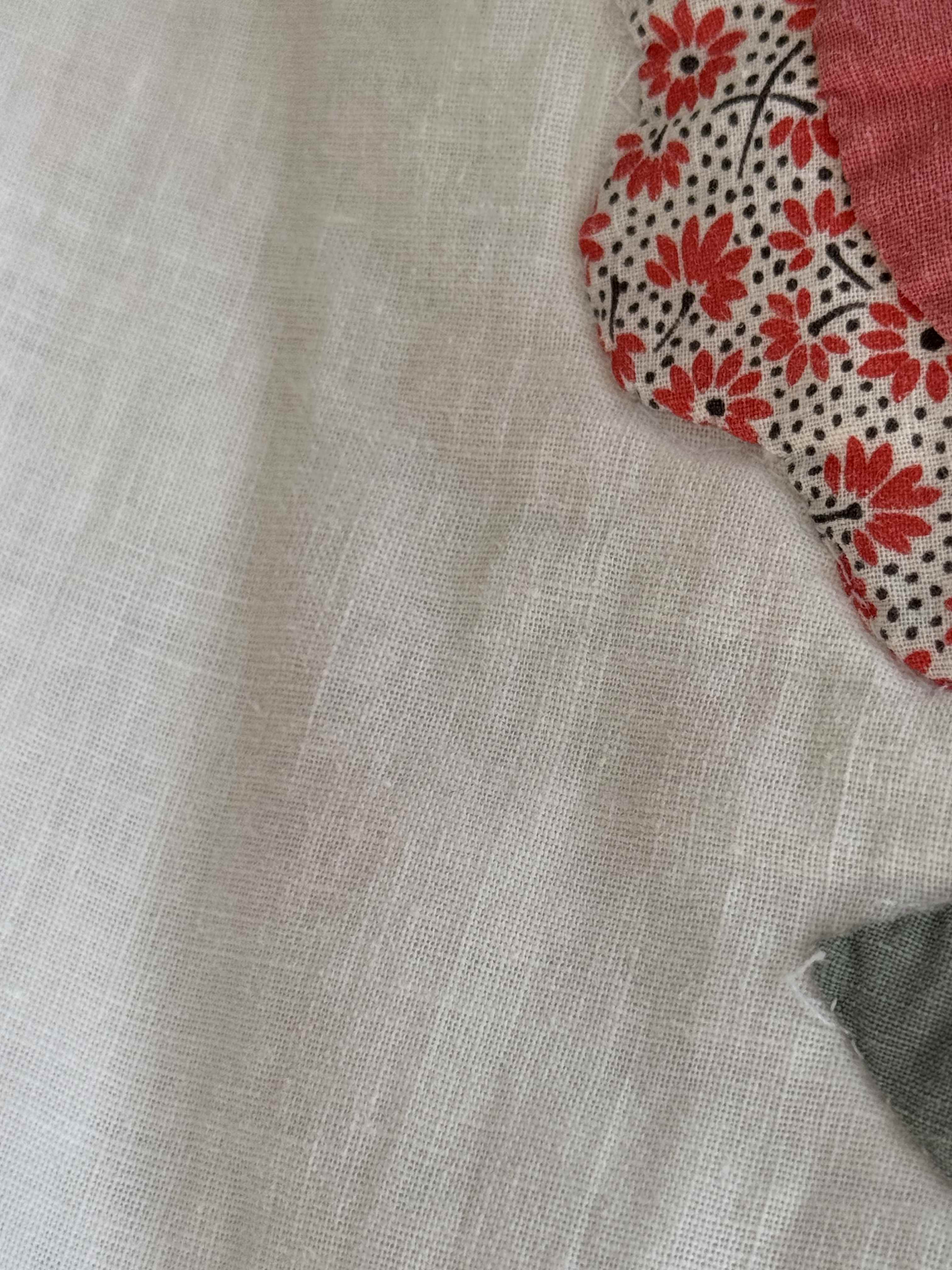 Vintage Quilt Triple Floral Applique