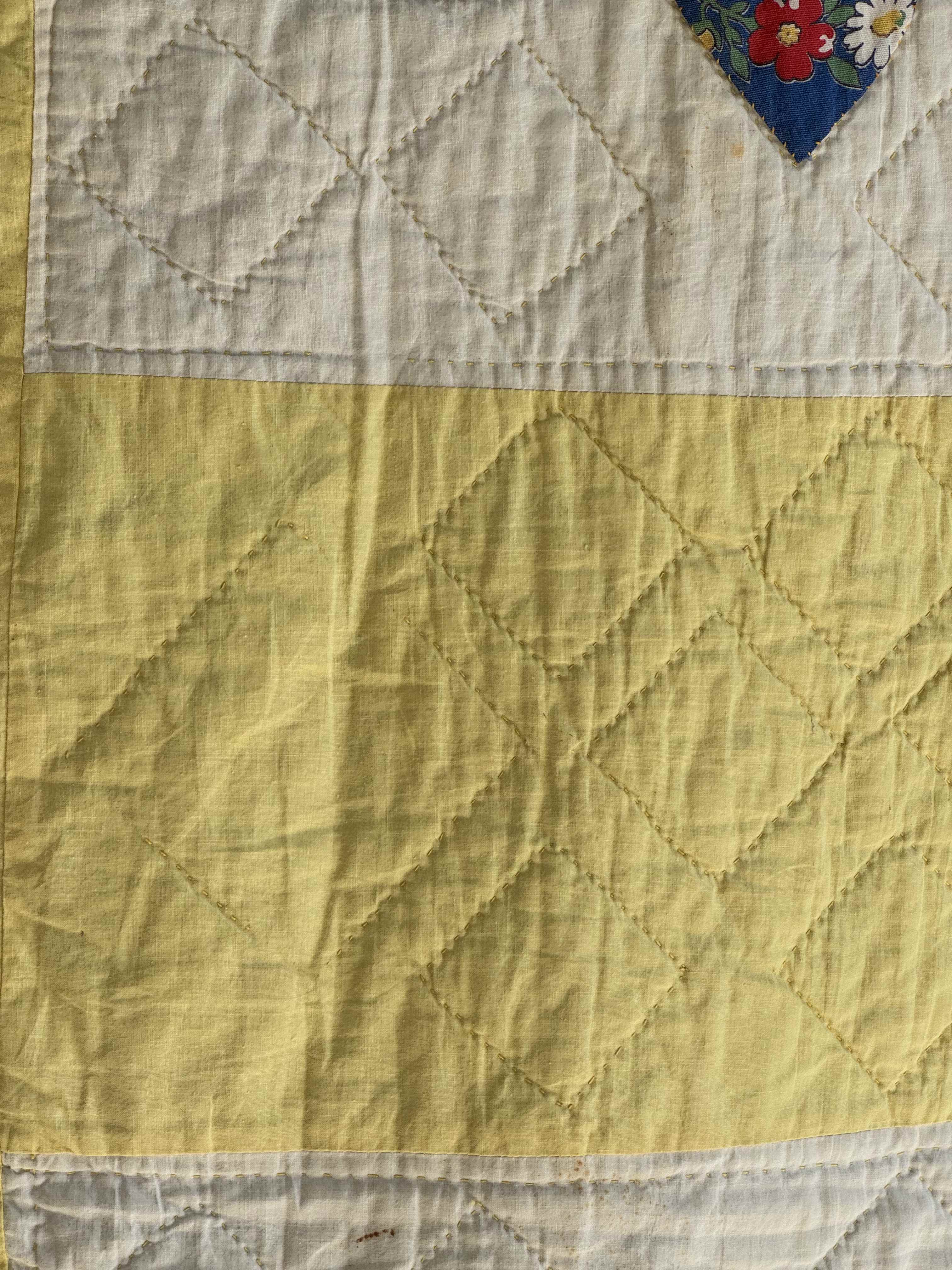 Vintage Quilt Dresden Plate Variation
