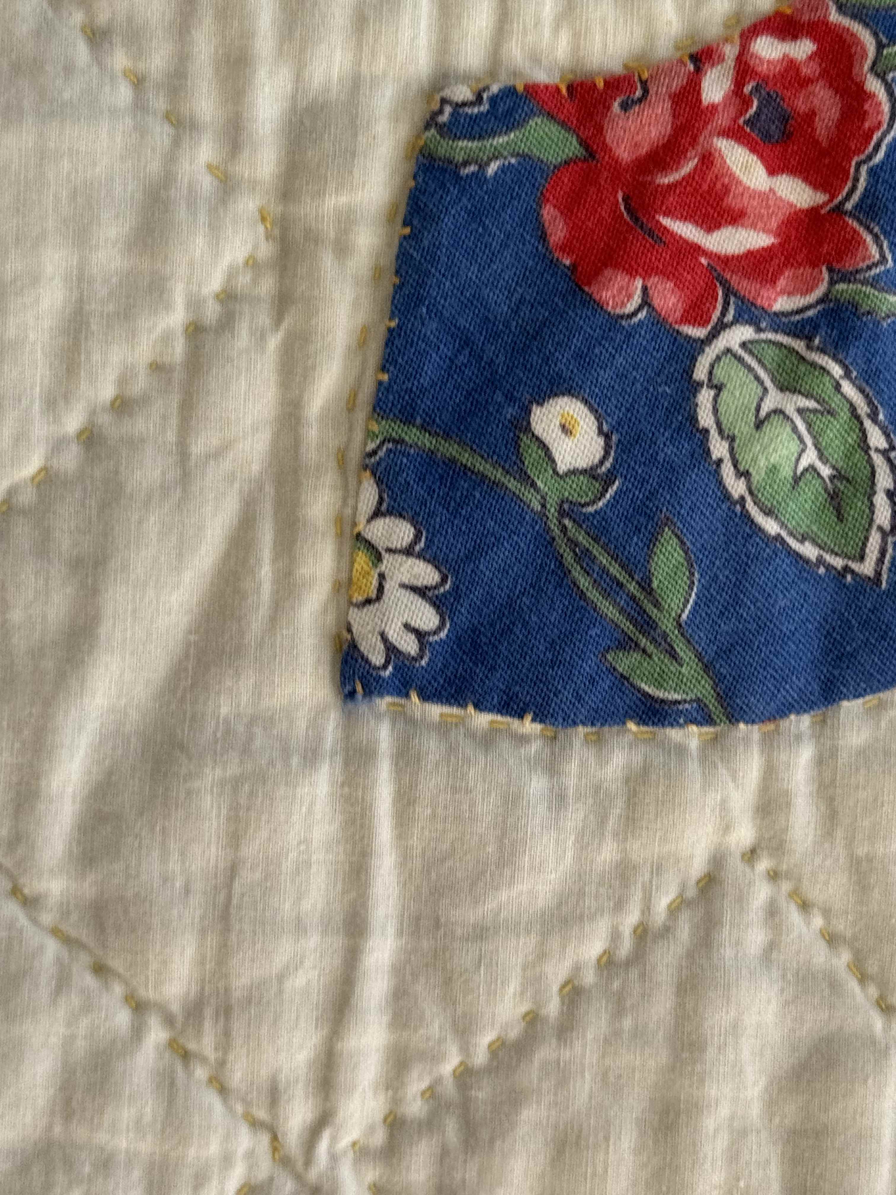 Vintage Quilt Dresden Plate Variation