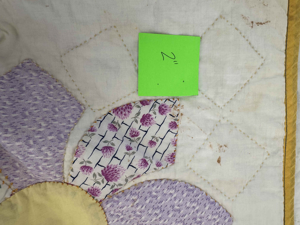 Vintage Quilt Dresden Plate Variation