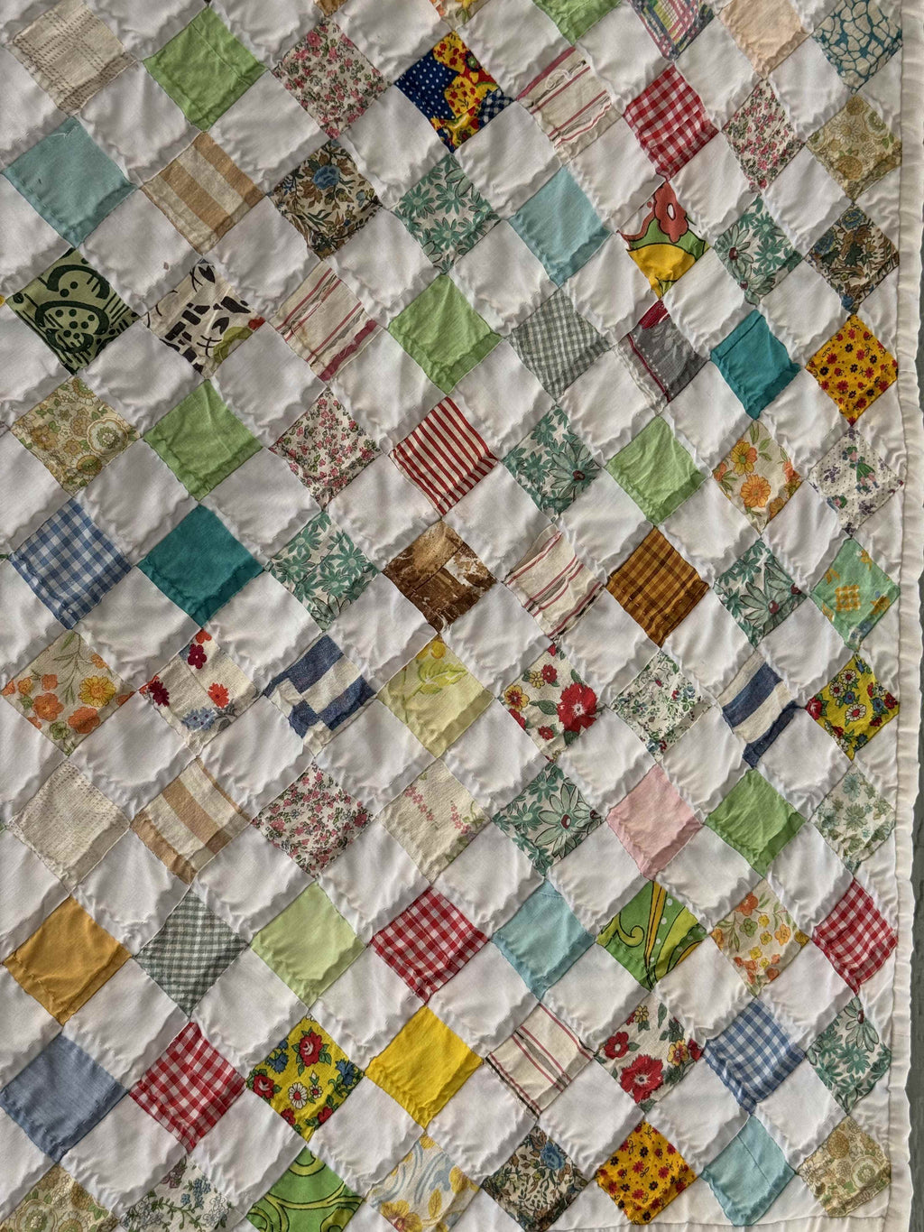 **SOLD Vintage Quilt Checkered Board SOLD**