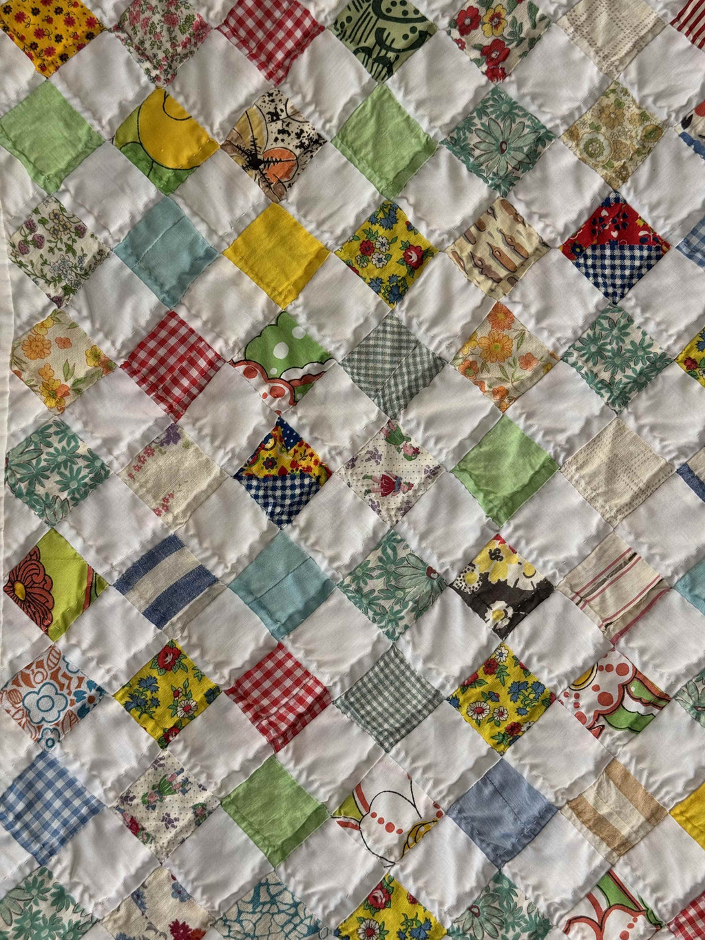 **SOLD Vintage Quilt Checkered Board SOLD**