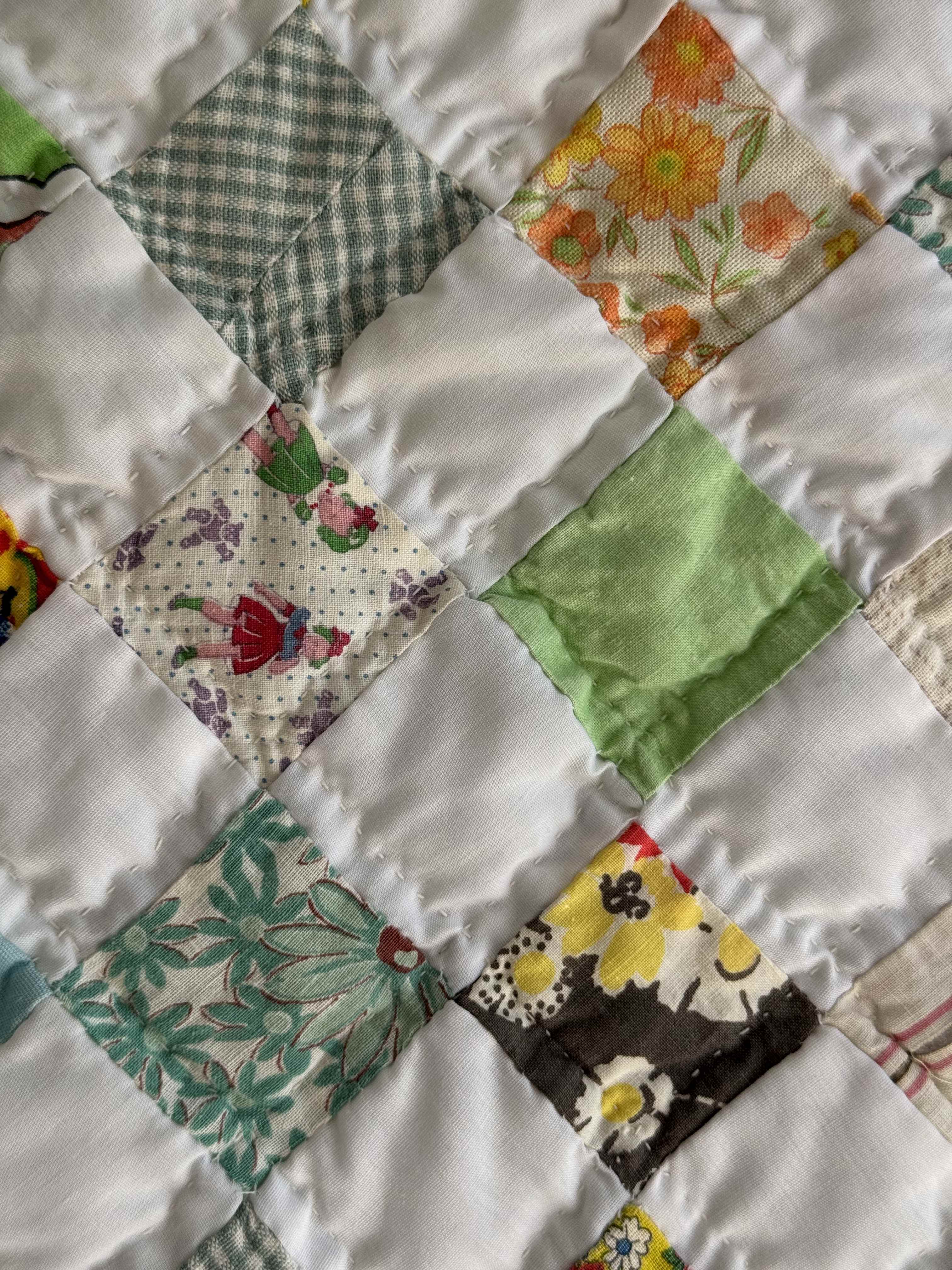 **SOLD Vintage Quilt Checkered Board SOLD**