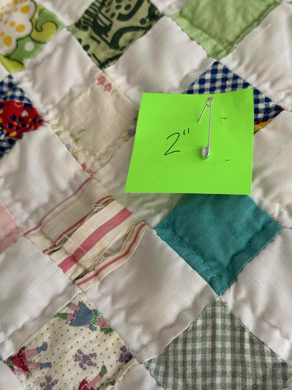 **SOLD Vintage Quilt Checkered Board SOLD**