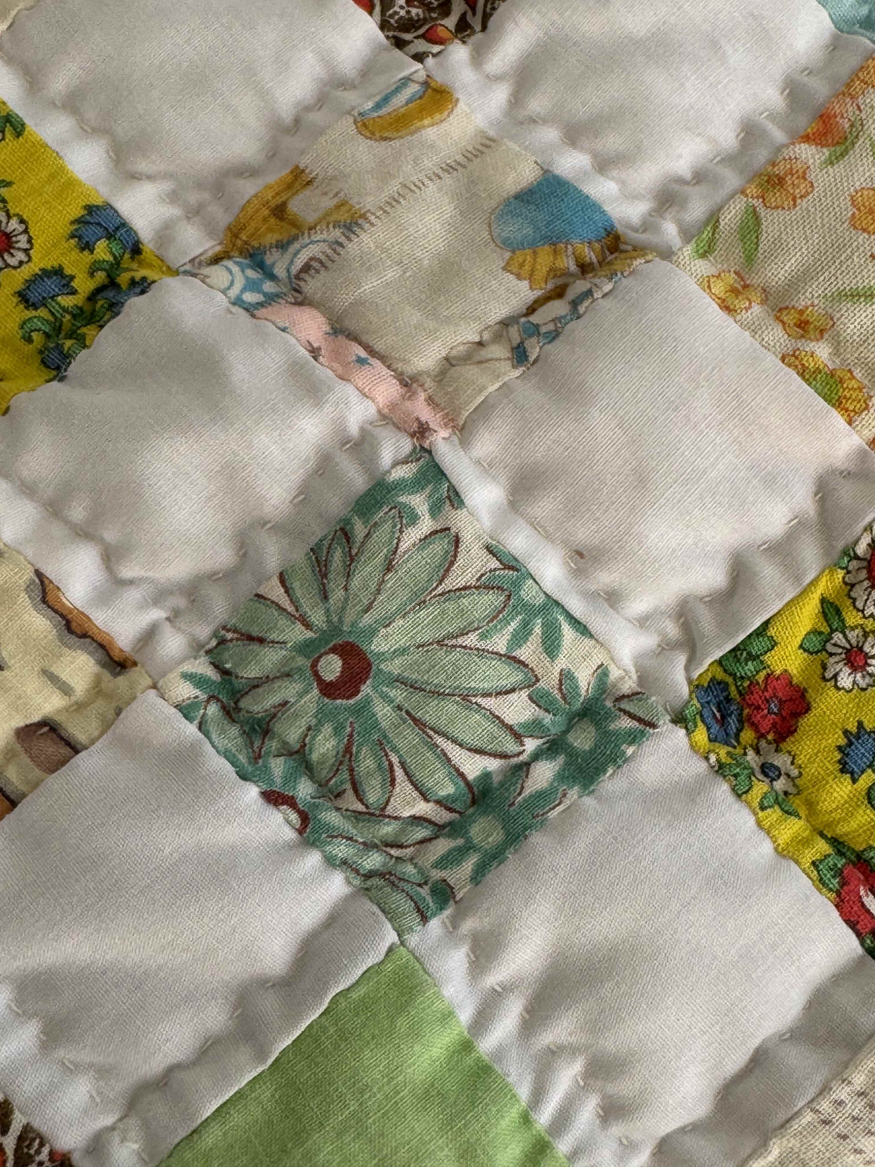 **SOLD Vintage Quilt Checkered Board SOLD**
