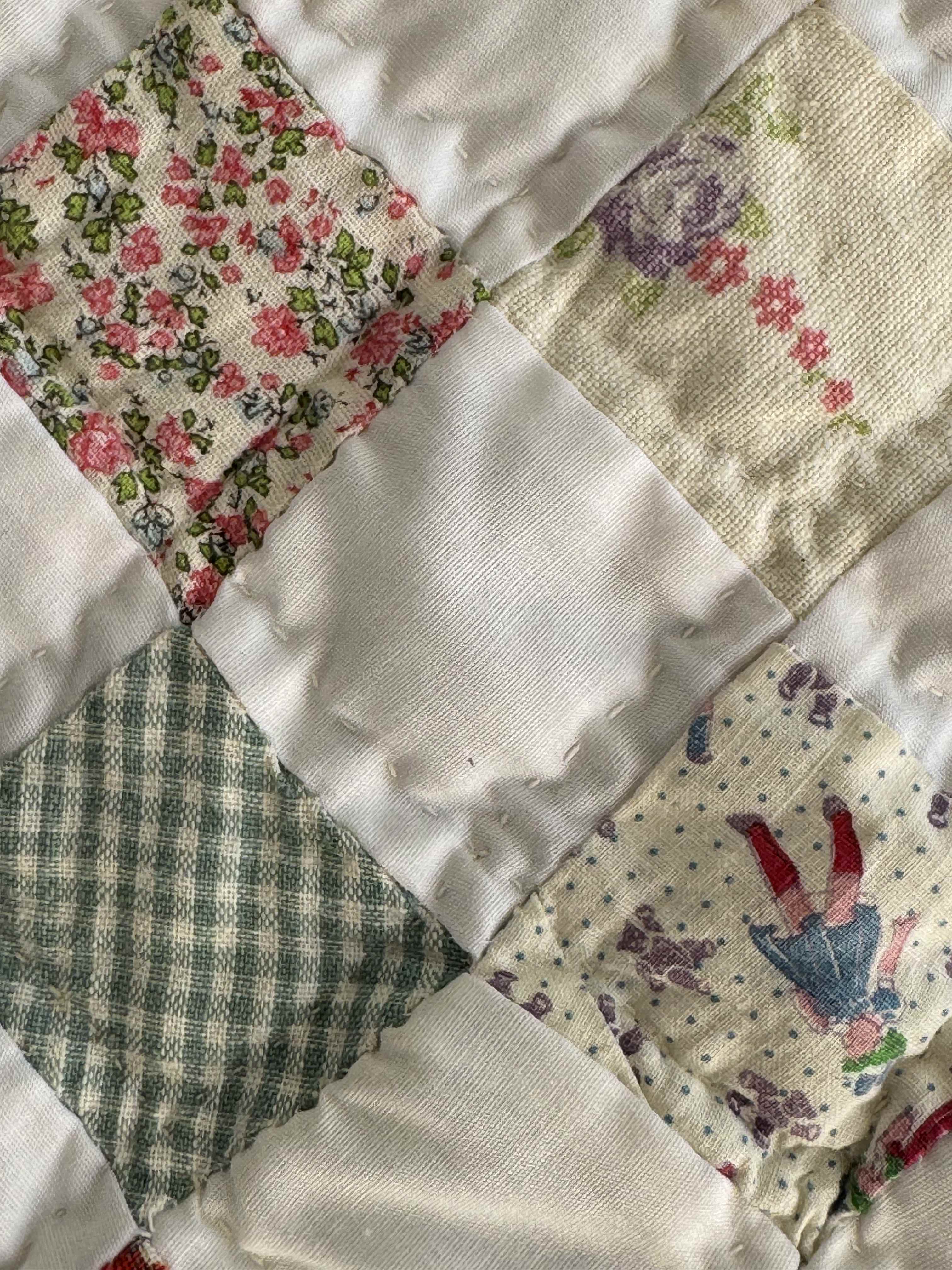 **SOLD Vintage Quilt Checkered Board SOLD**