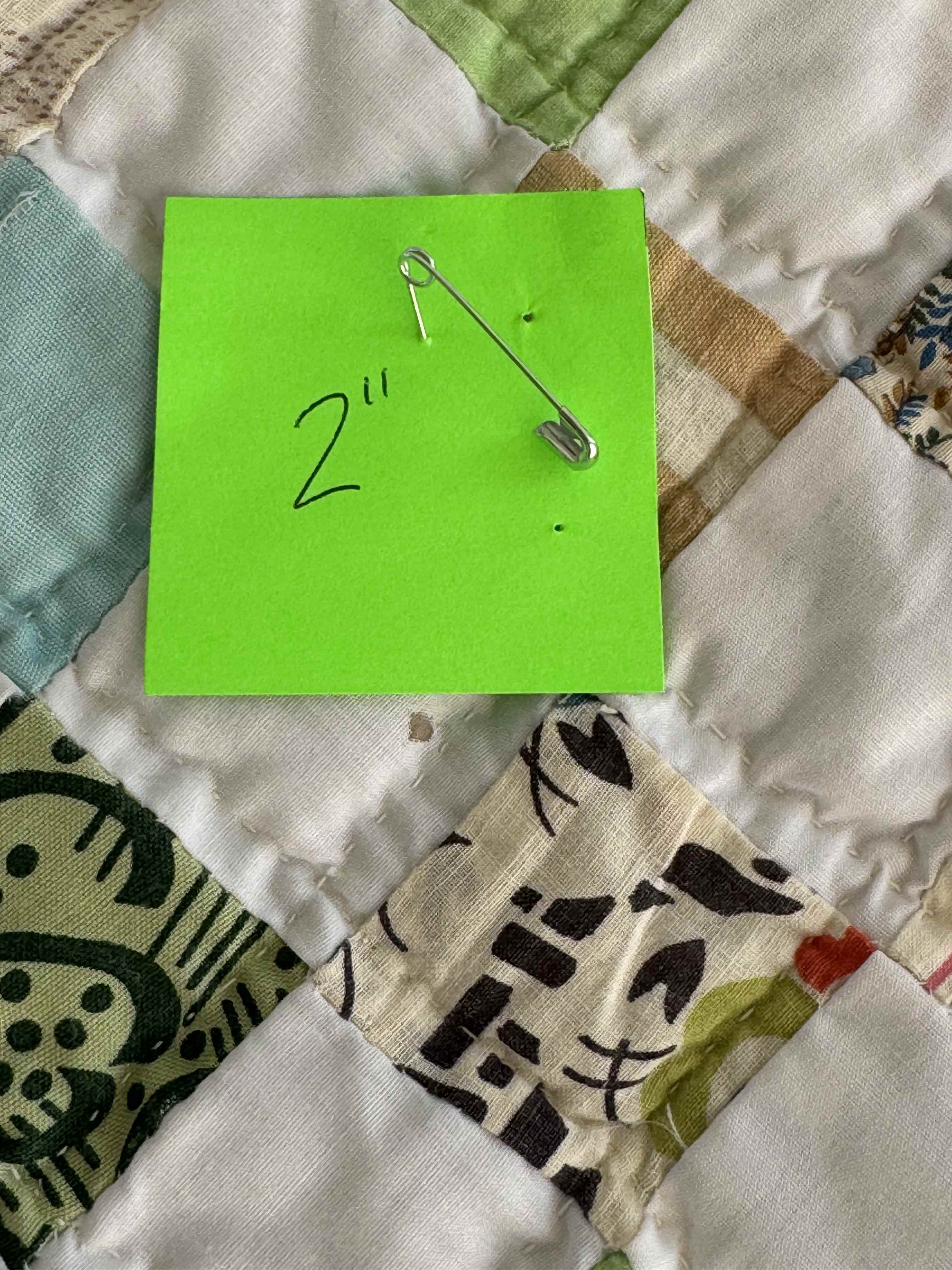 **SOLD Vintage Quilt Checkered Board SOLD**