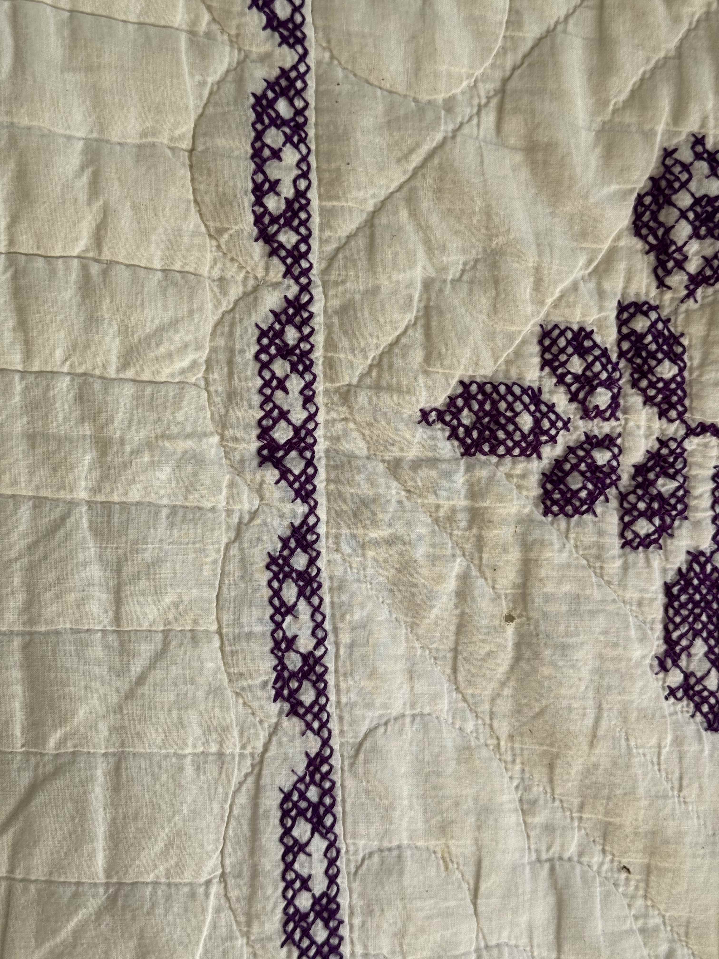 Vintage Quilt Spanish Rose Cross Stitch Kit
