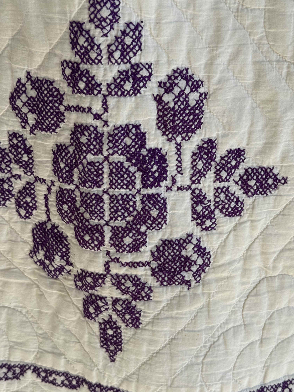 Vintage Quilt Spanish Rose Cross Stitch Kit