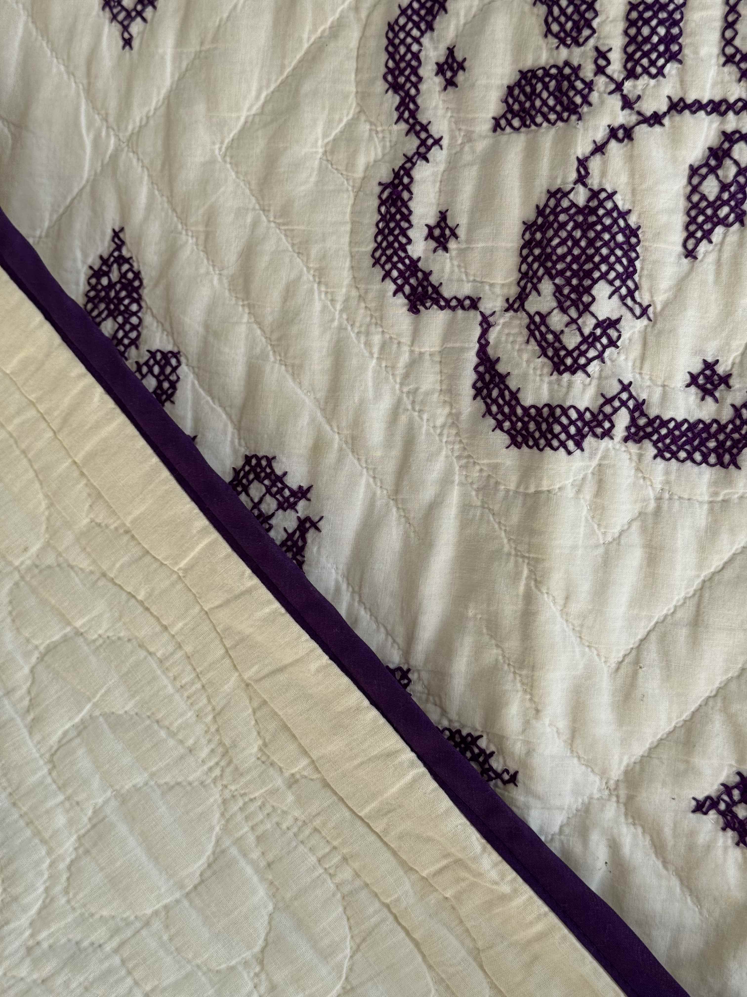 Vintage Quilt Spanish Rose Cross Stitch Kit
