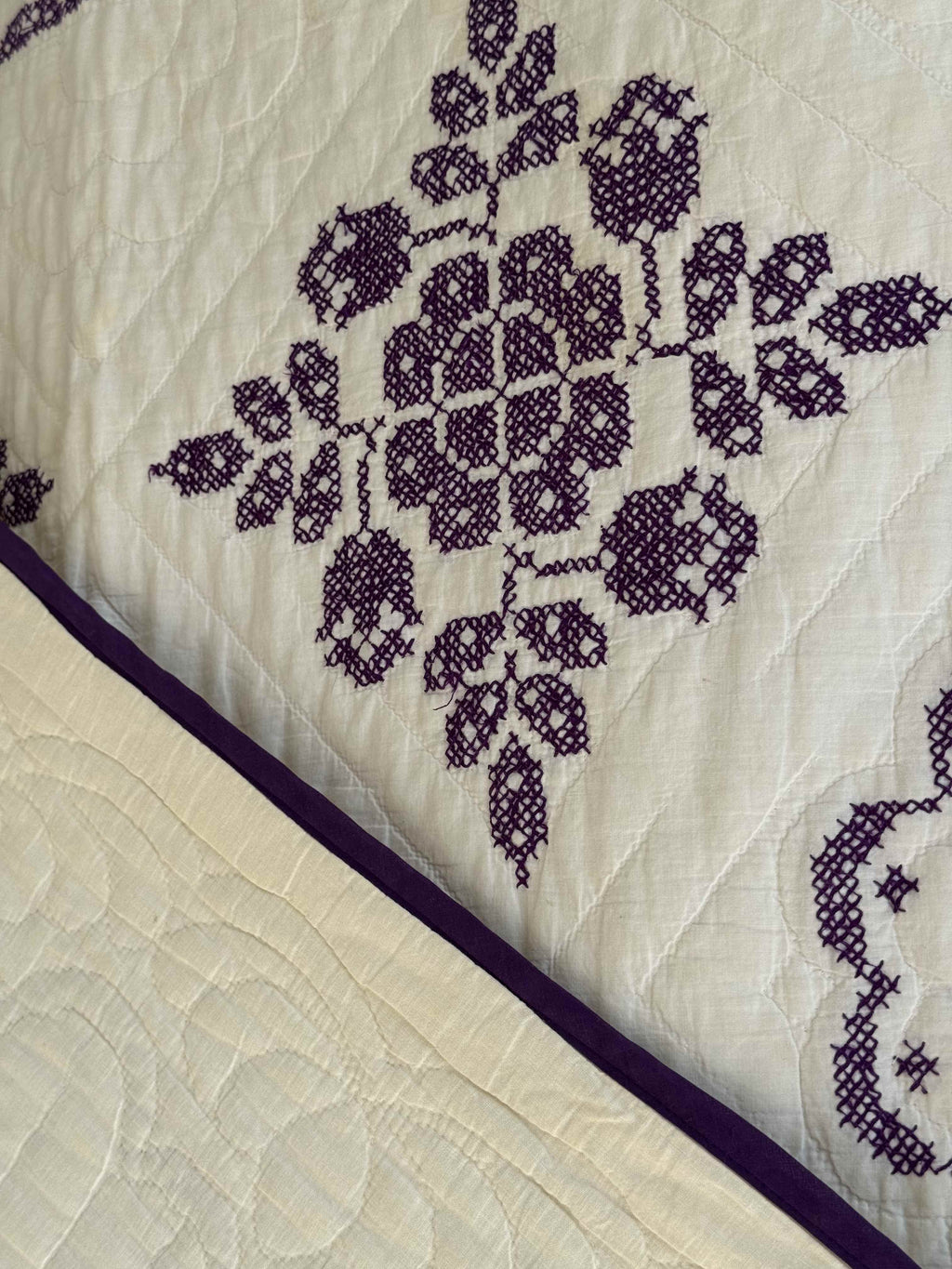 Vintage Quilt Spanish Rose Cross Stitch Kit