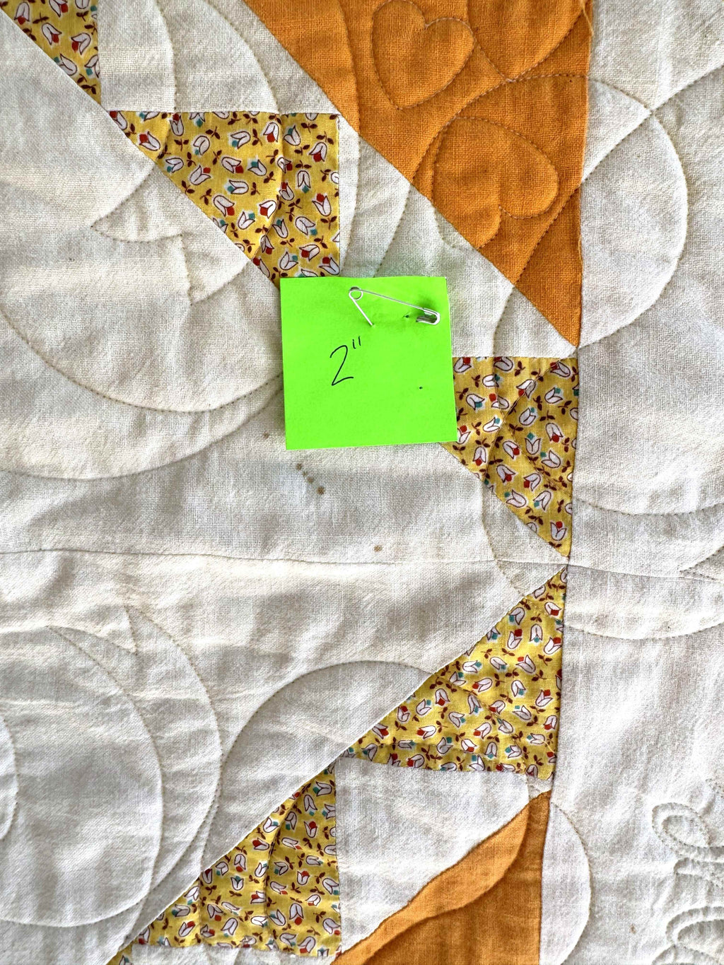 Vintage Quilt Geometric Medallion