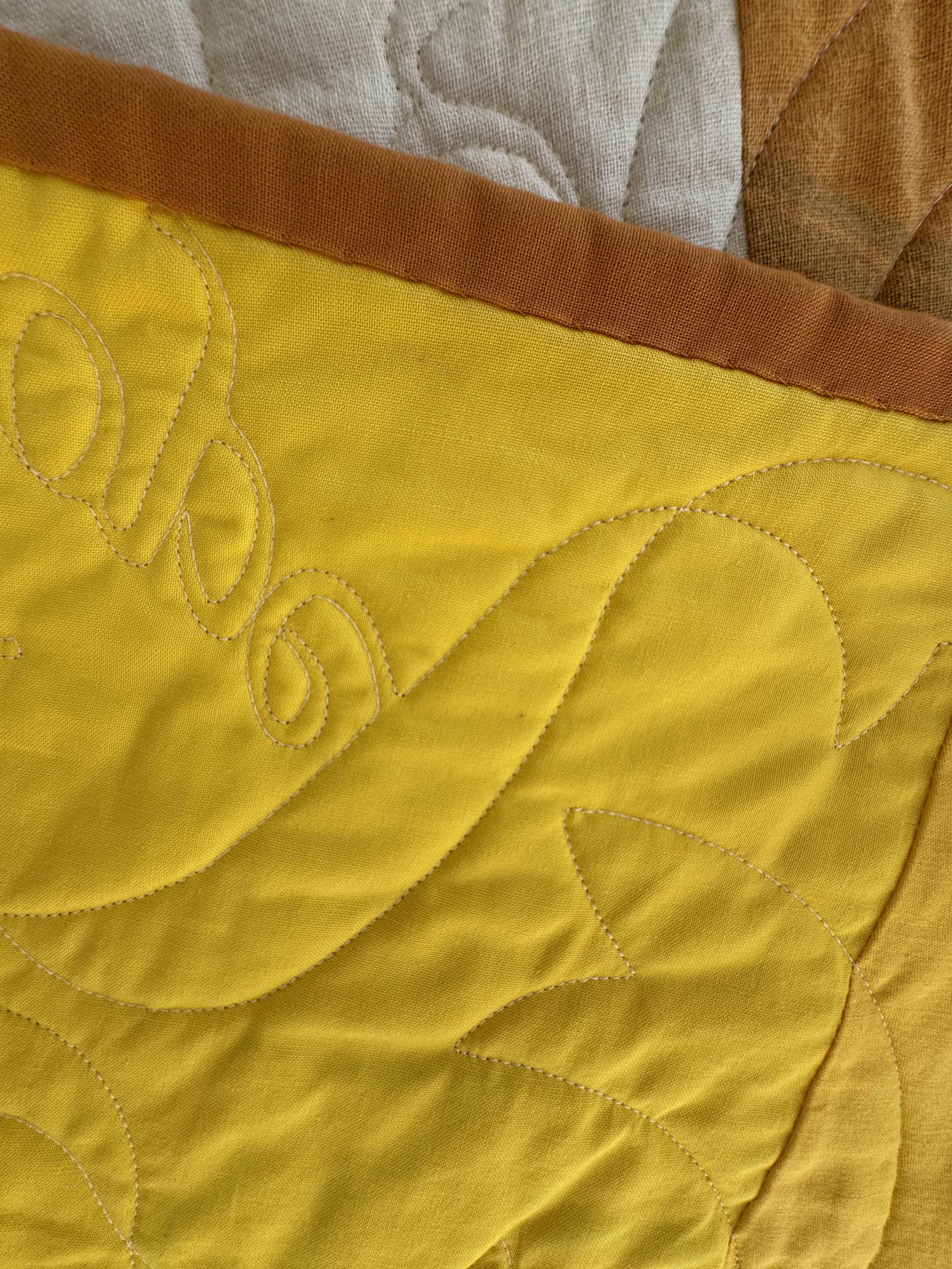 Vintage Quilt Geometric Medallion