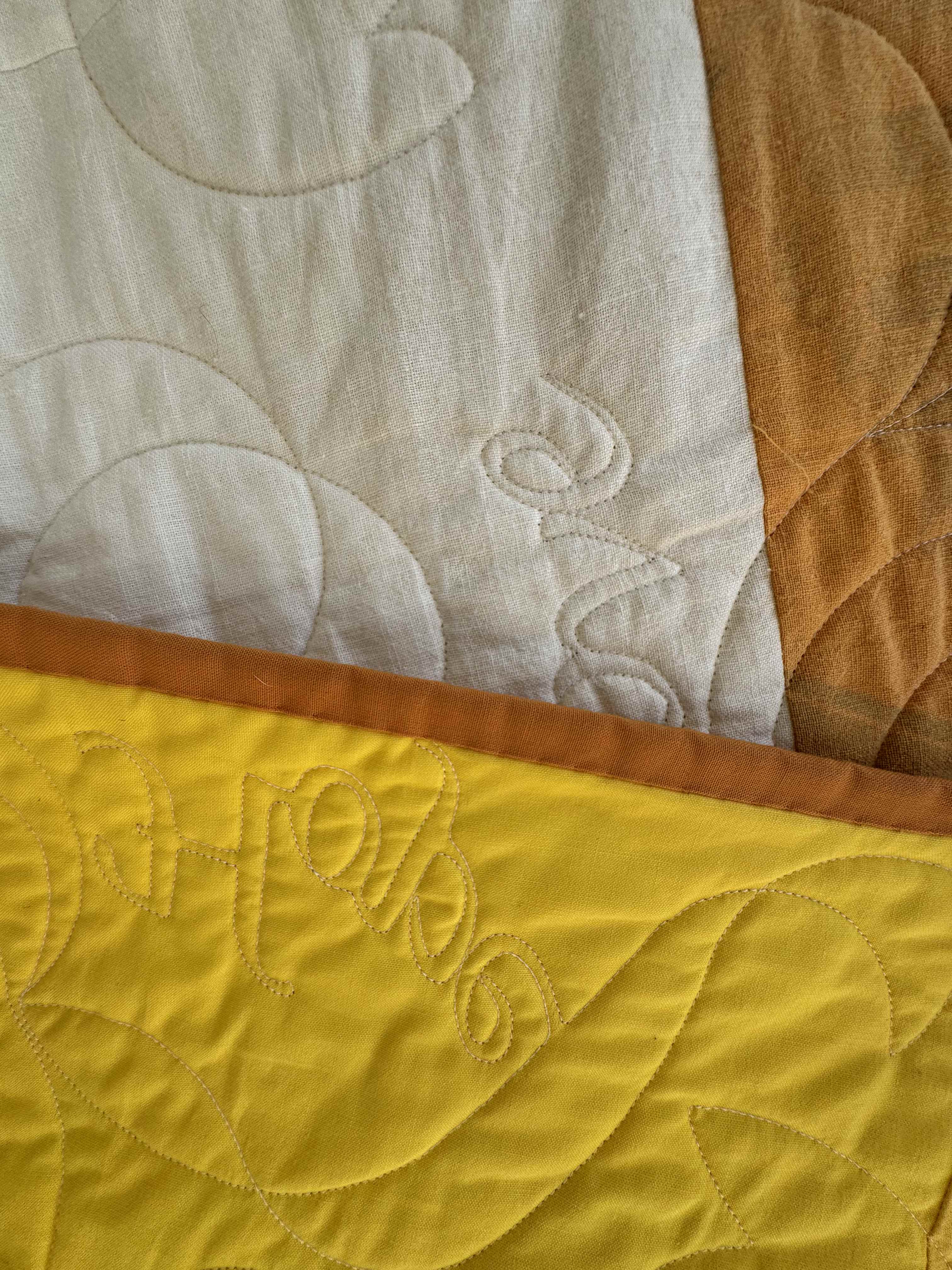 Vintage Quilt Geometric Medallion