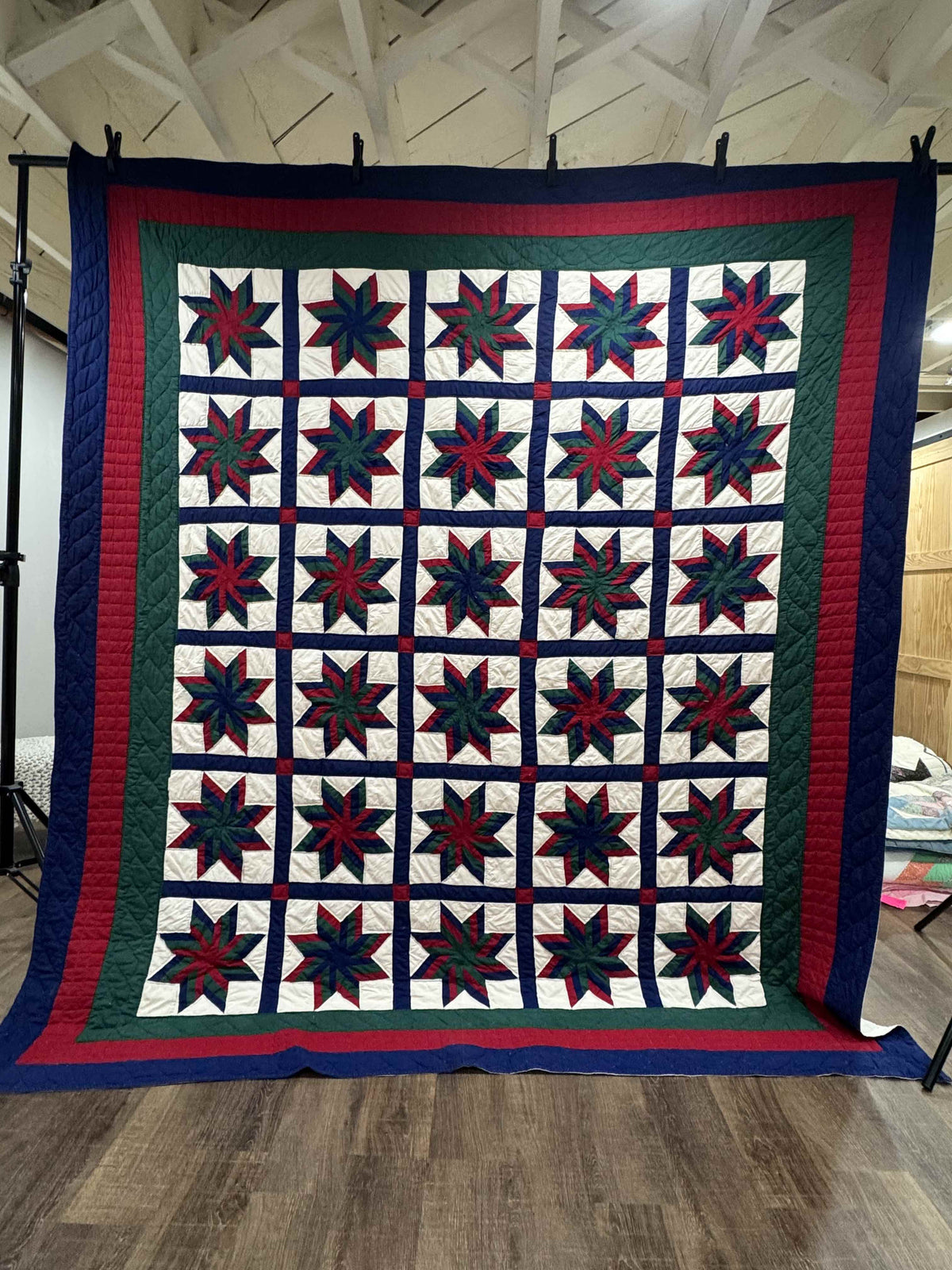 Vintage Quilt Arch Company Stars of Strips
