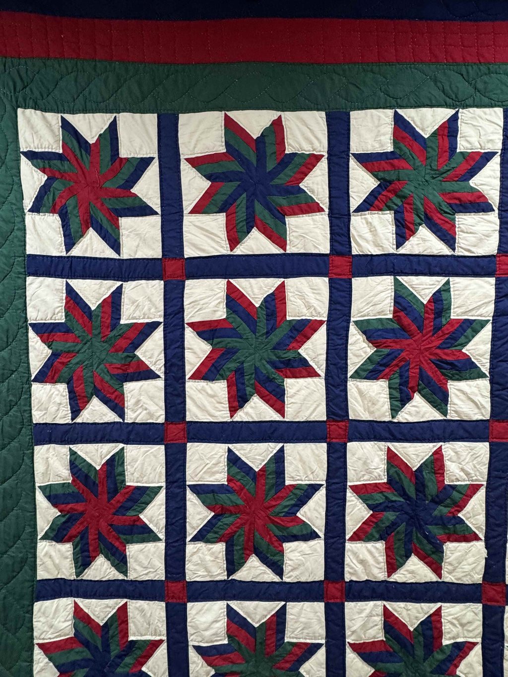 Vintage Quilt Arch Company Stars of Strips