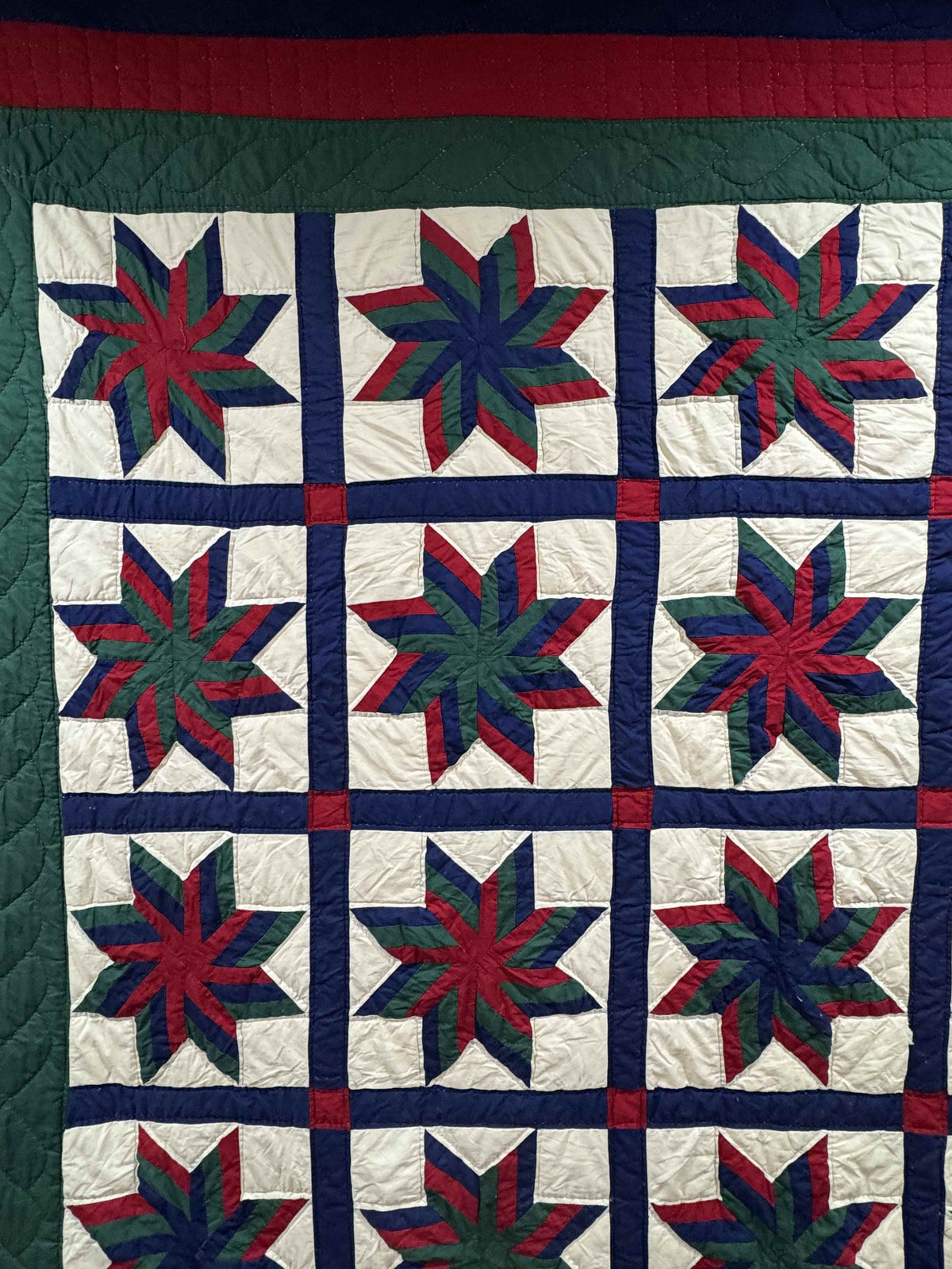 Vintage Quilt Arch Company Stars of Strips