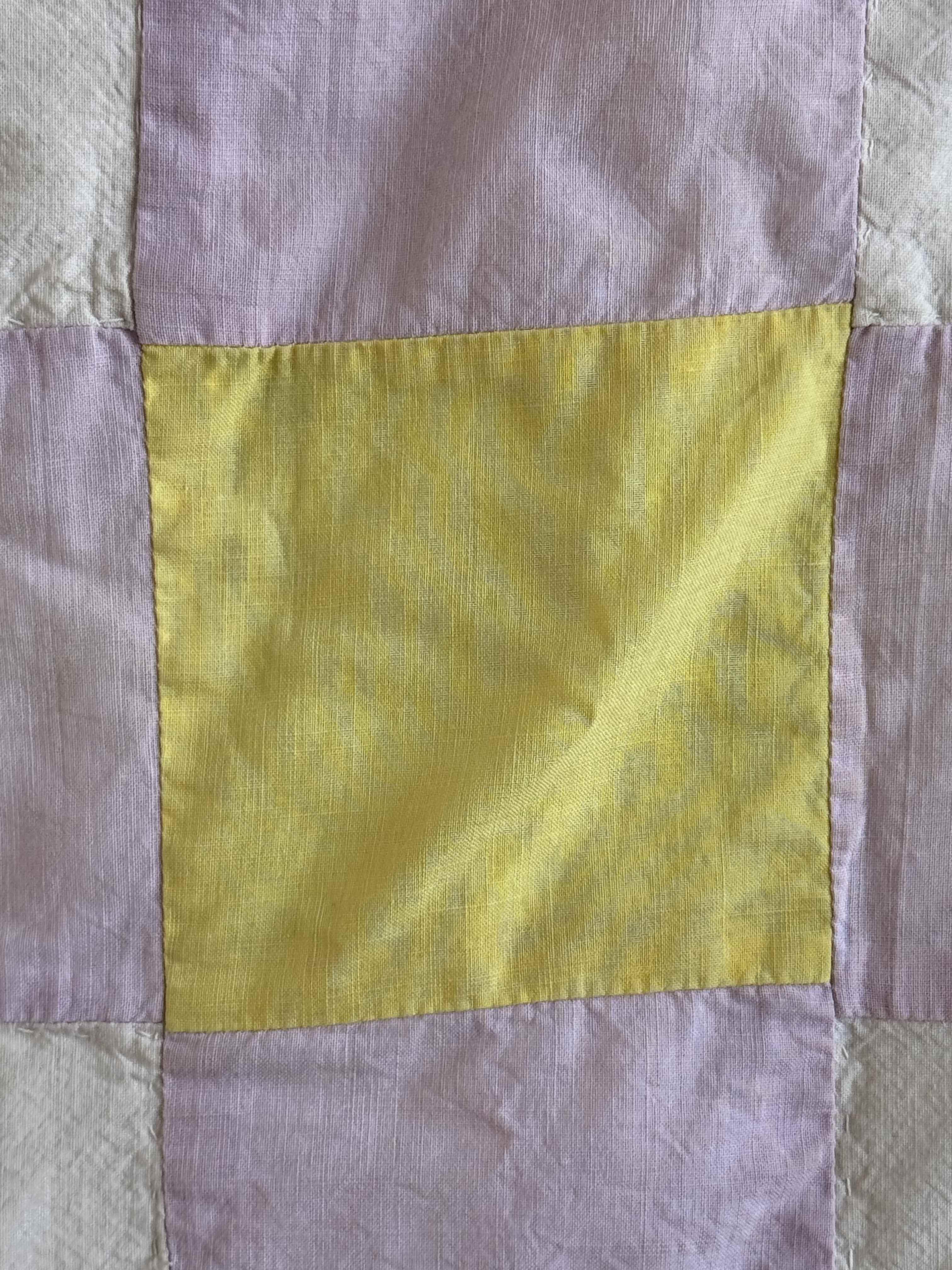 Vintage Quilt Floral Wreath Embroidered