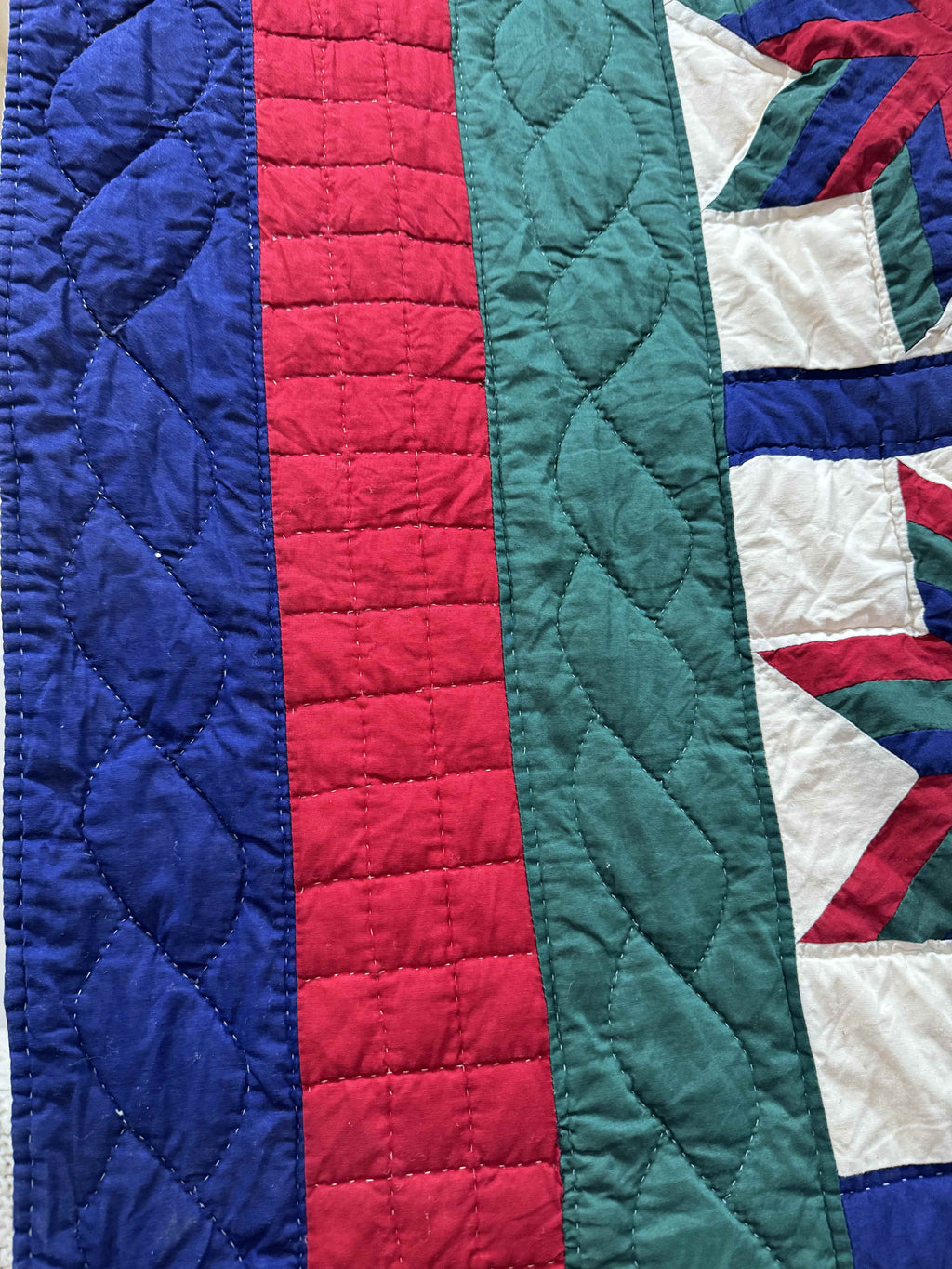 Vintage Quilt Arch Company Stars of Strips