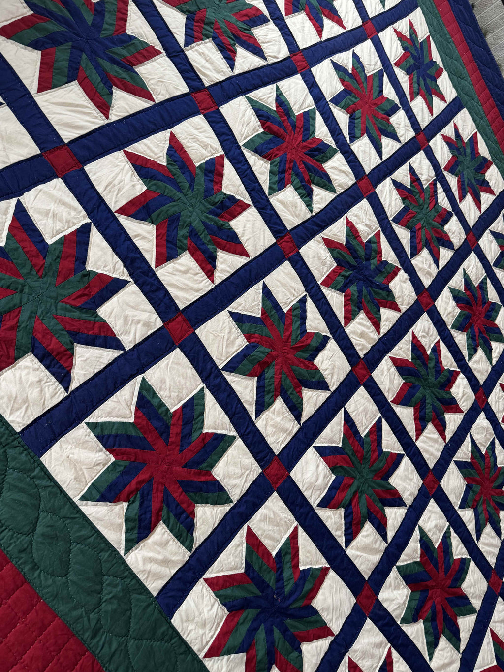 Vintage Quilt Arch Company Stars of Strips