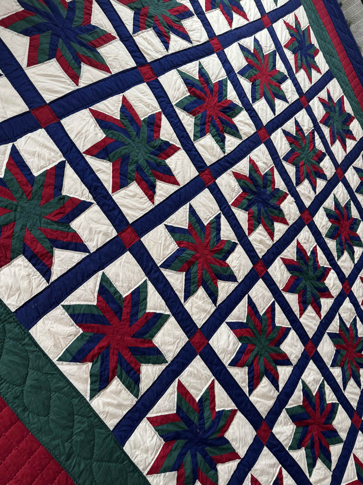 Vintage Quilt Arch Company Stars of Strips
