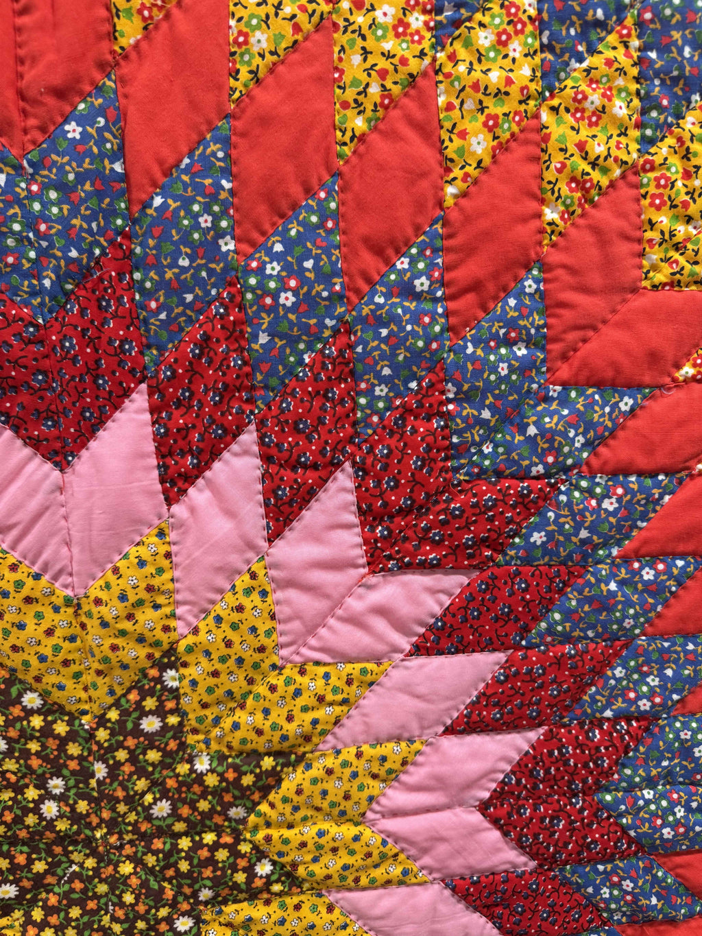 Vintage Quilt Red Lonestar