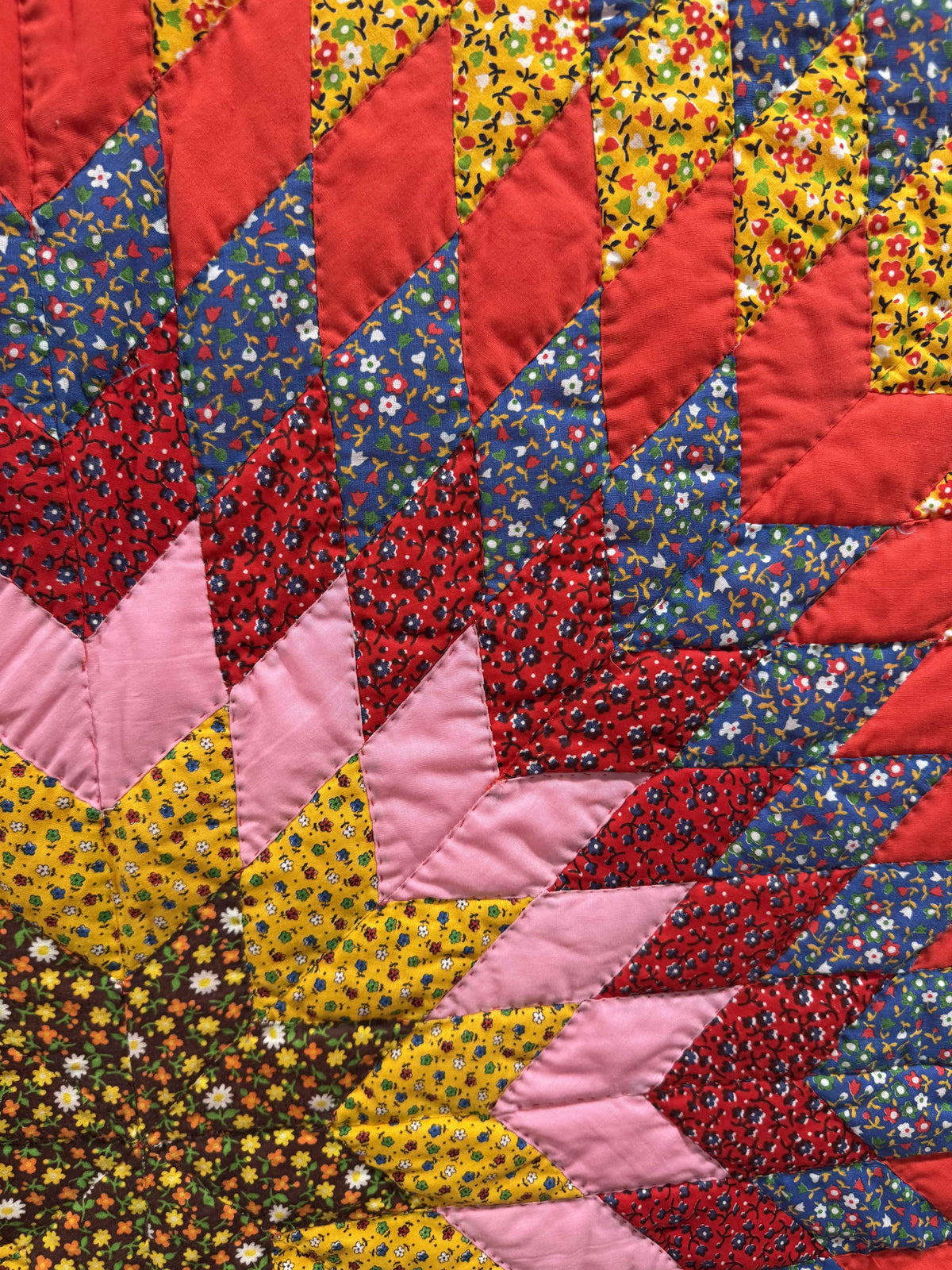 Vintage Quilt Red Lonestar