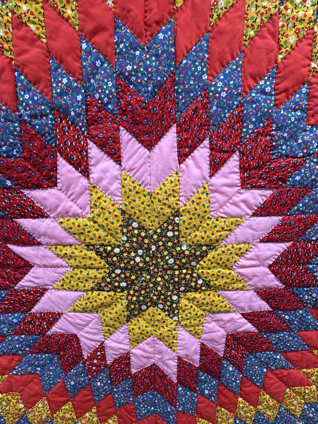Vintage Quilt Red Lonestar