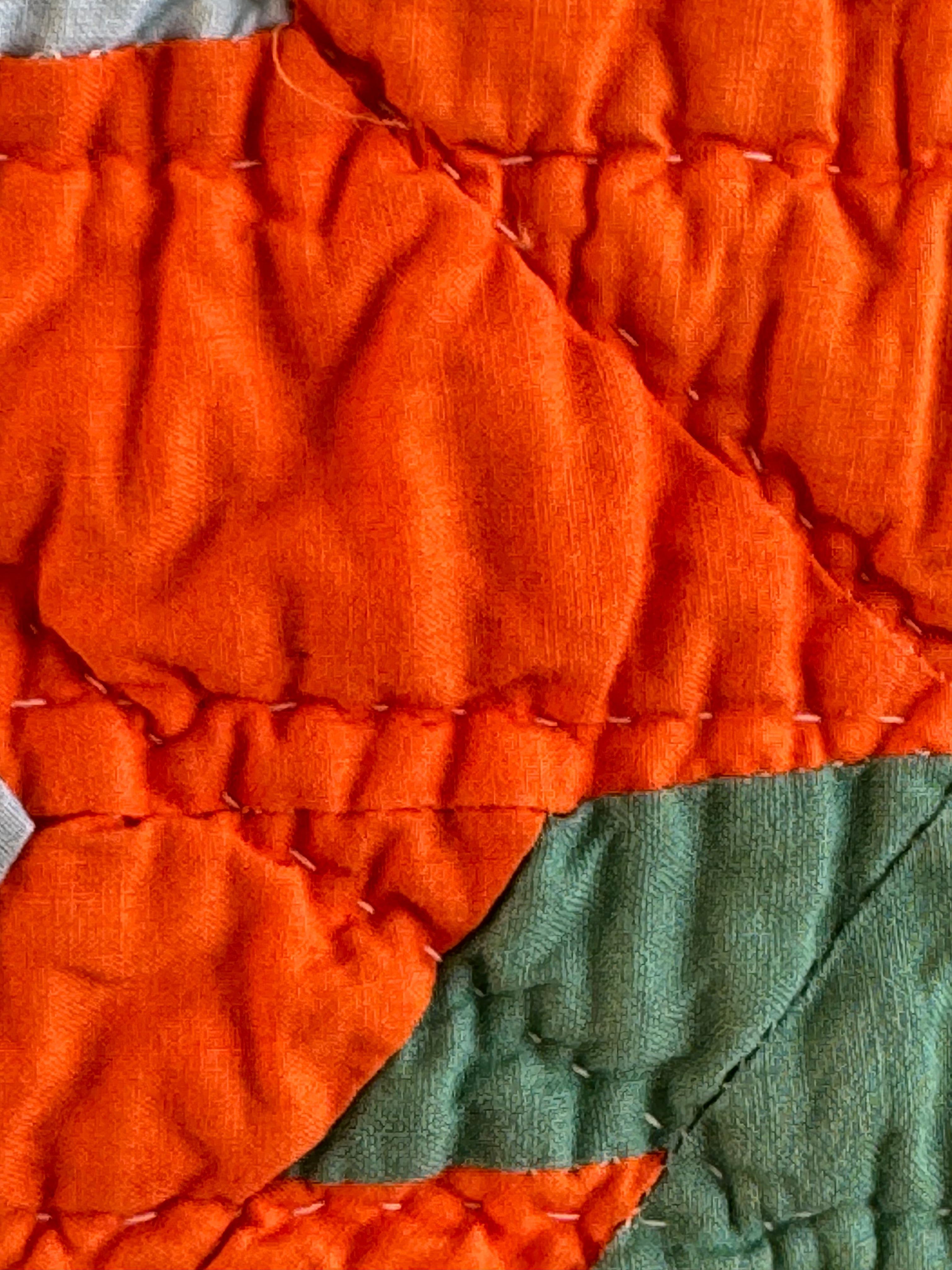 Vintage Quilt Cactus Basket Quilt