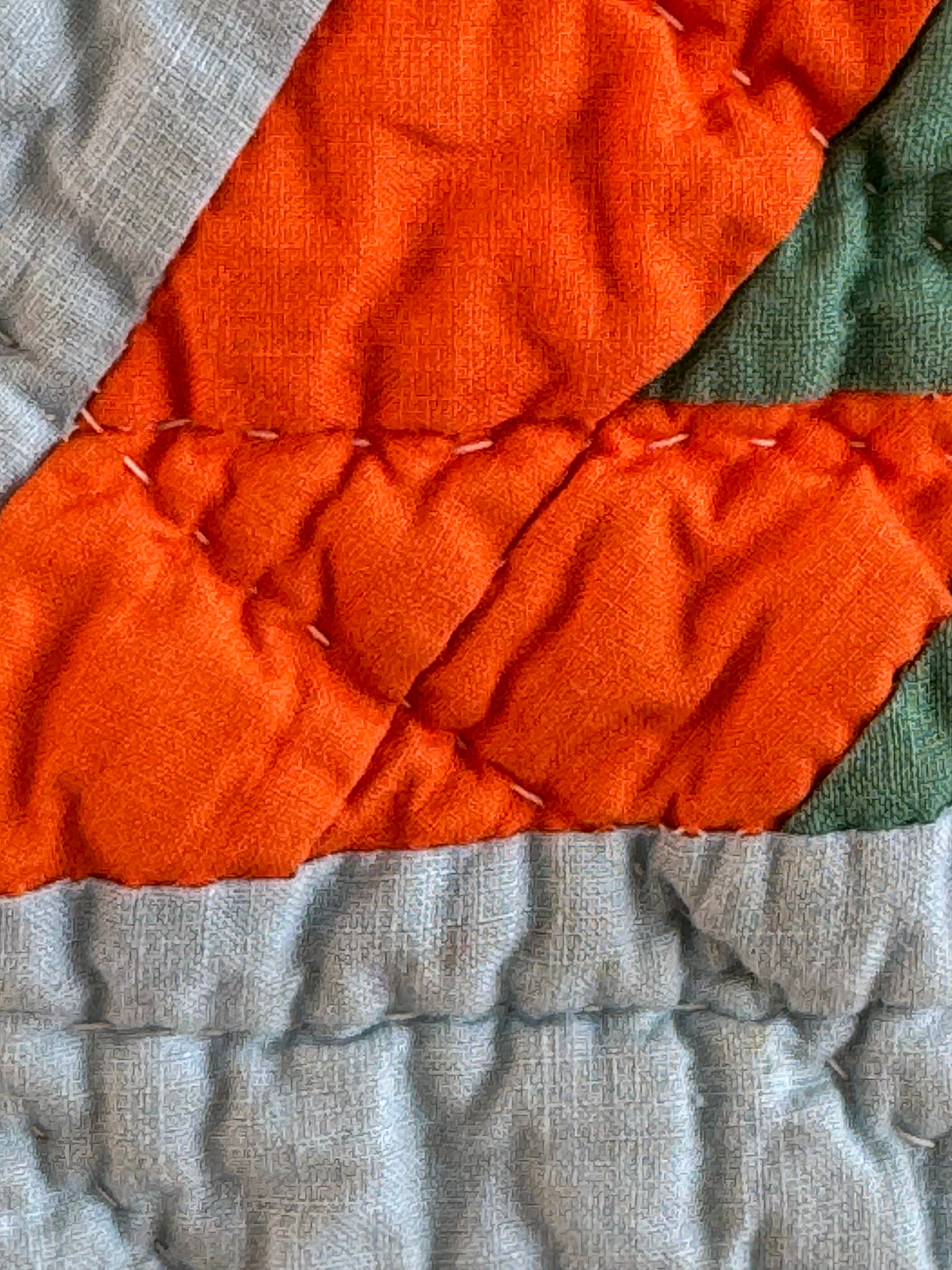 Vintage Quilt Cactus Basket Quilt