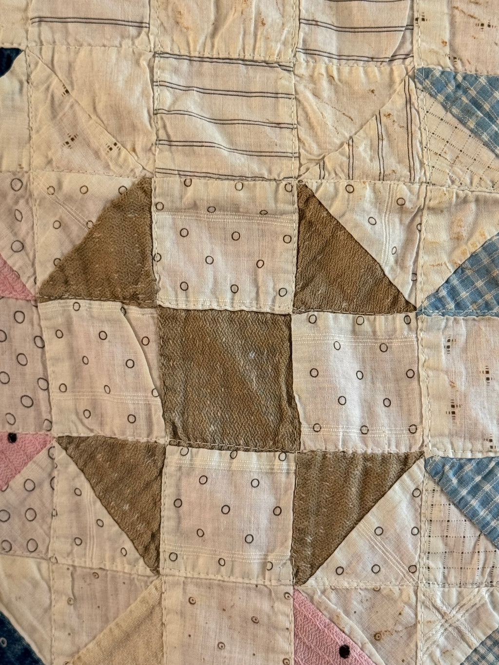 **SOLD** Vintage Quilt Pinwheel Variation  **SOLD**