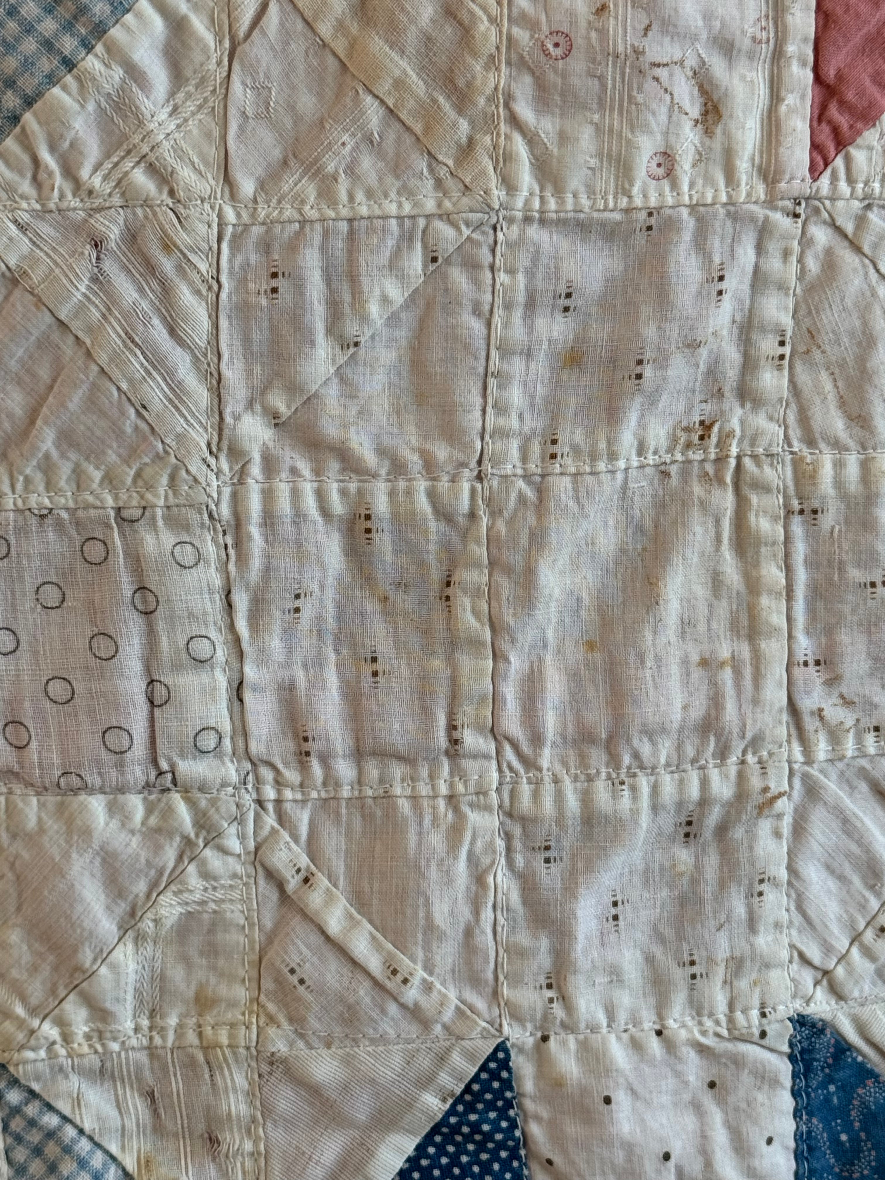 **SOLD** Vintage Quilt Pinwheel Variation  **SOLD**