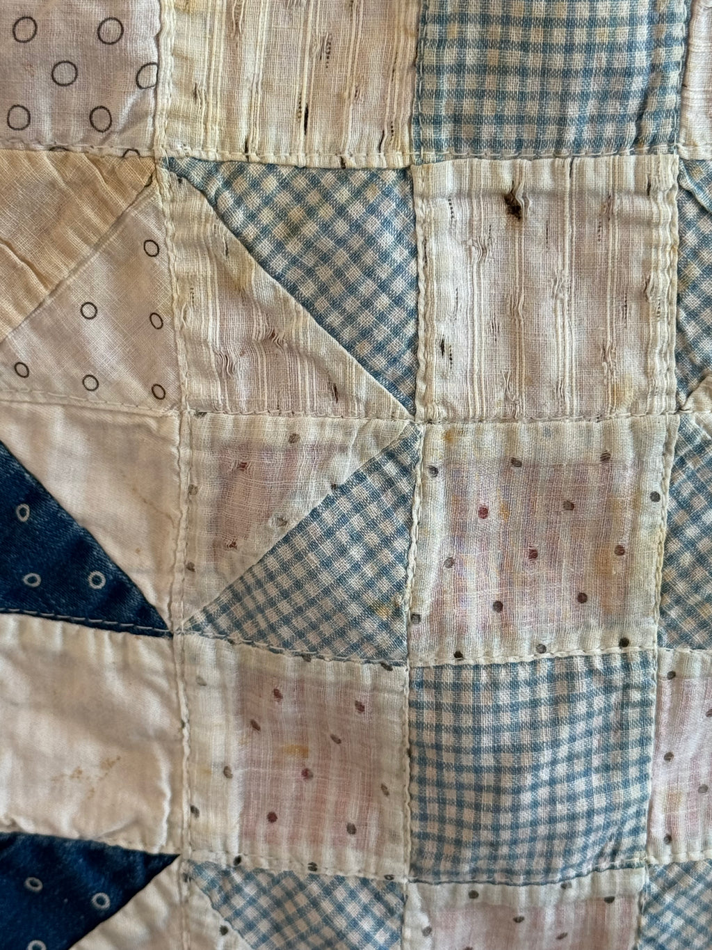 **SOLD** Vintage Quilt Pinwheel Variation  **SOLD**