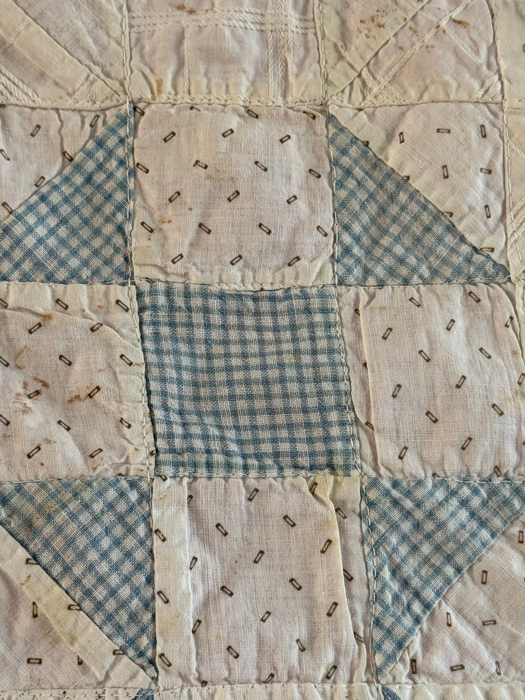 **SOLD** Vintage Quilt Pinwheel Variation  **SOLD**