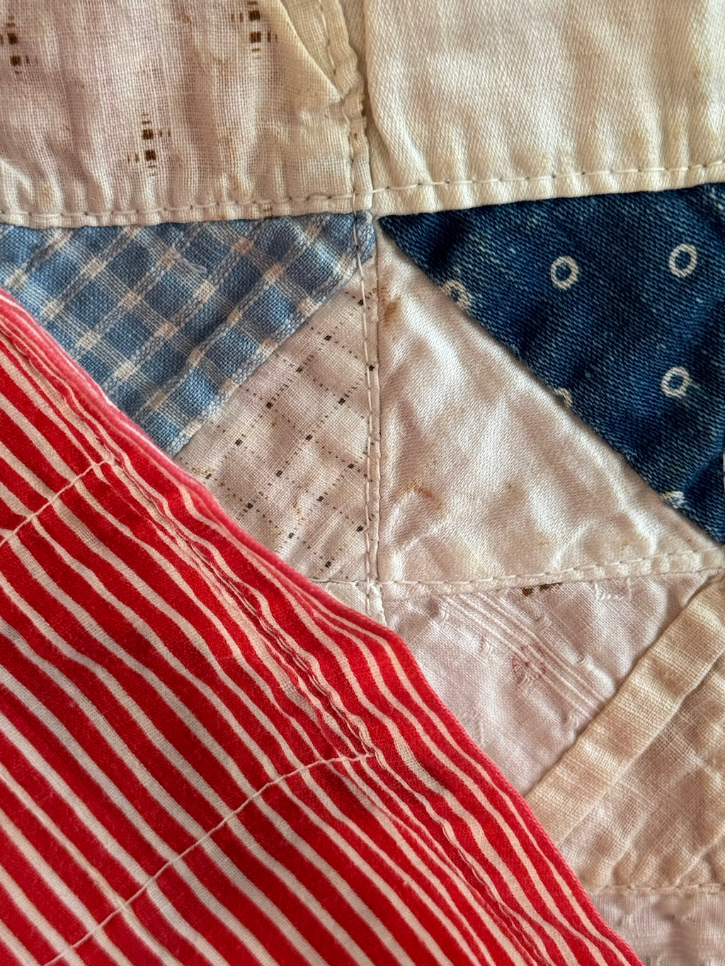 **SOLD** Vintage Quilt Pinwheel Variation  **SOLD**