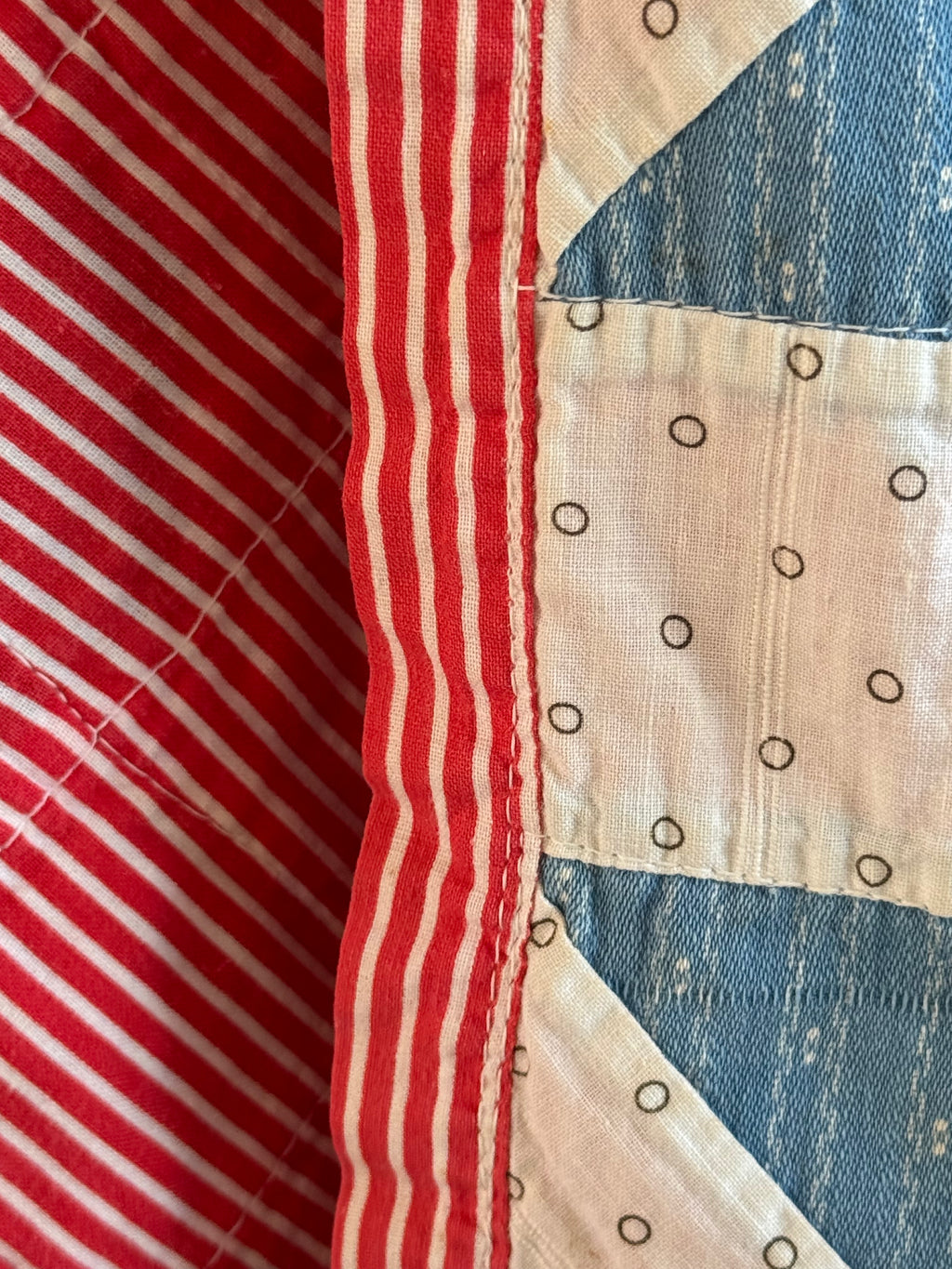 **SOLD** Vintage Quilt Pinwheel Variation  **SOLD**