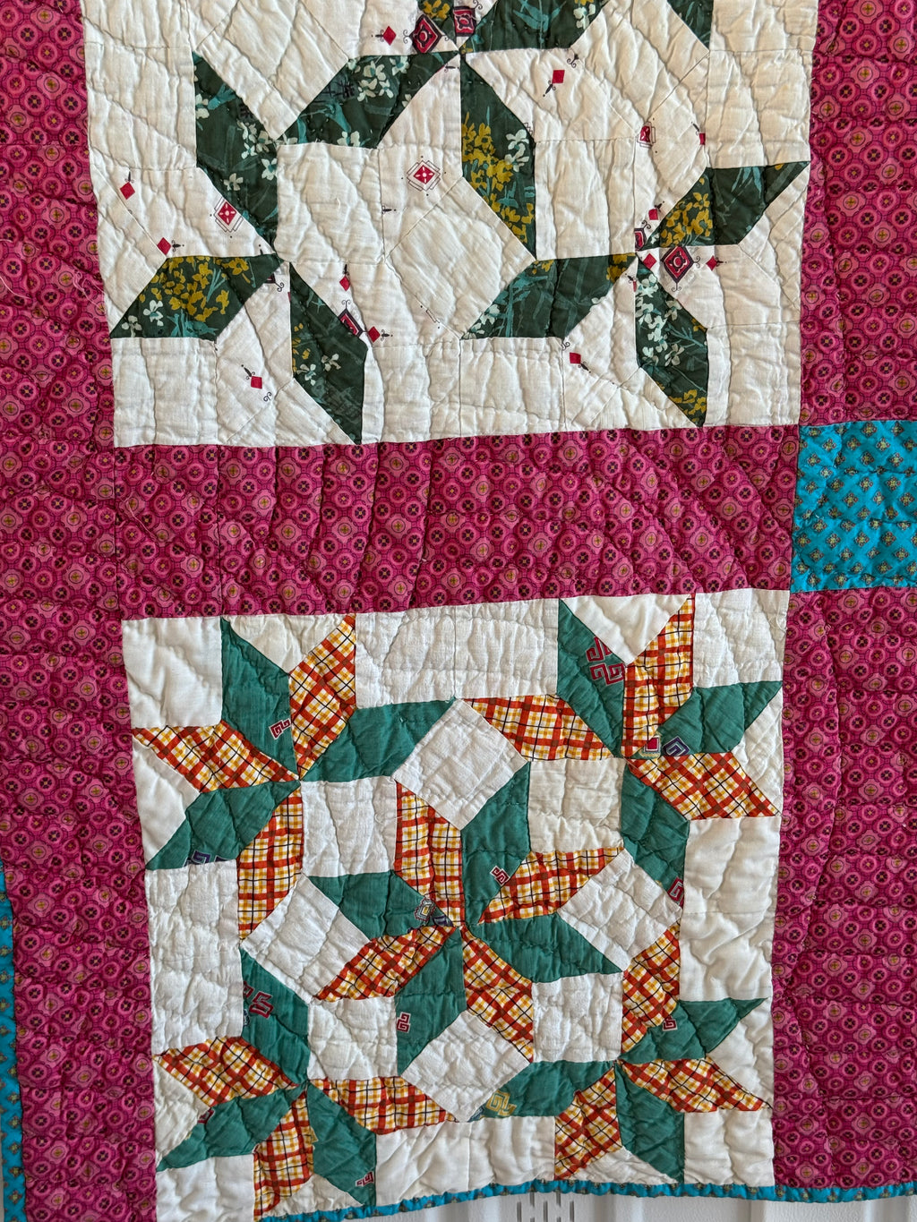 Vintage Quilt Friendship Star Variation