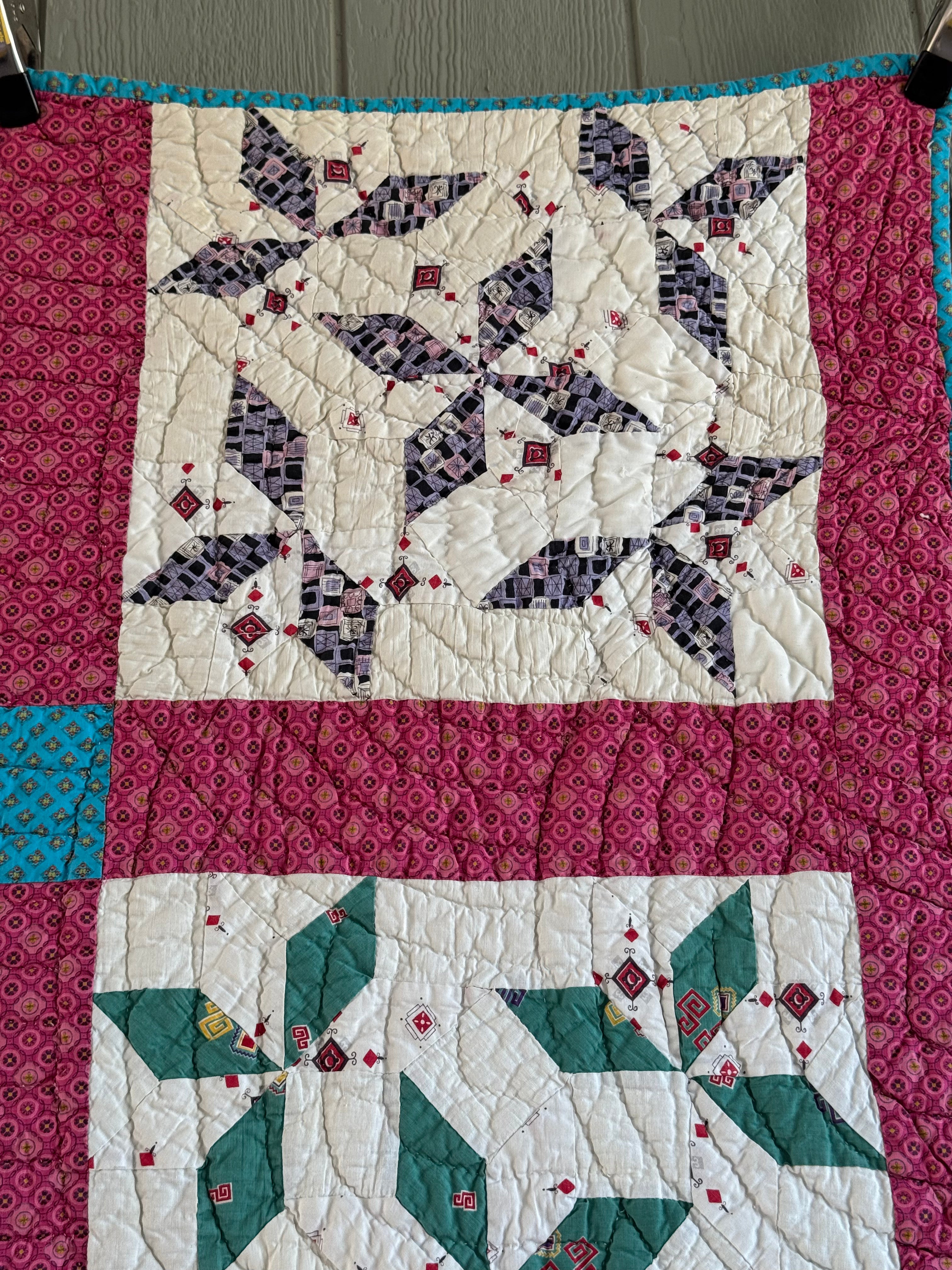 Vintage Quilt Friendship Star Variation