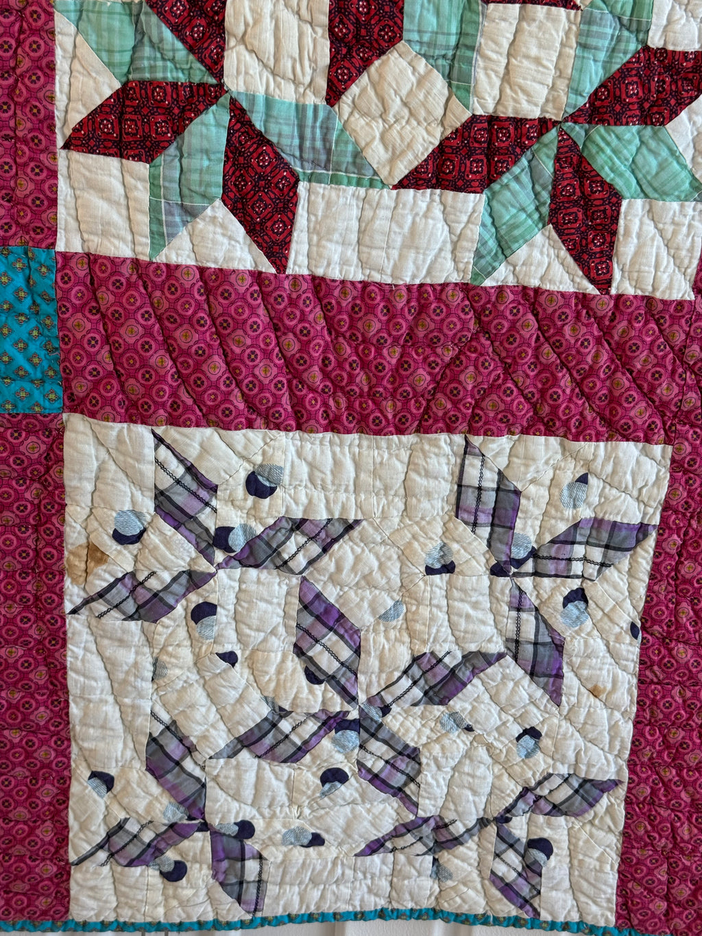 Vintage Quilt Friendship Star Variation