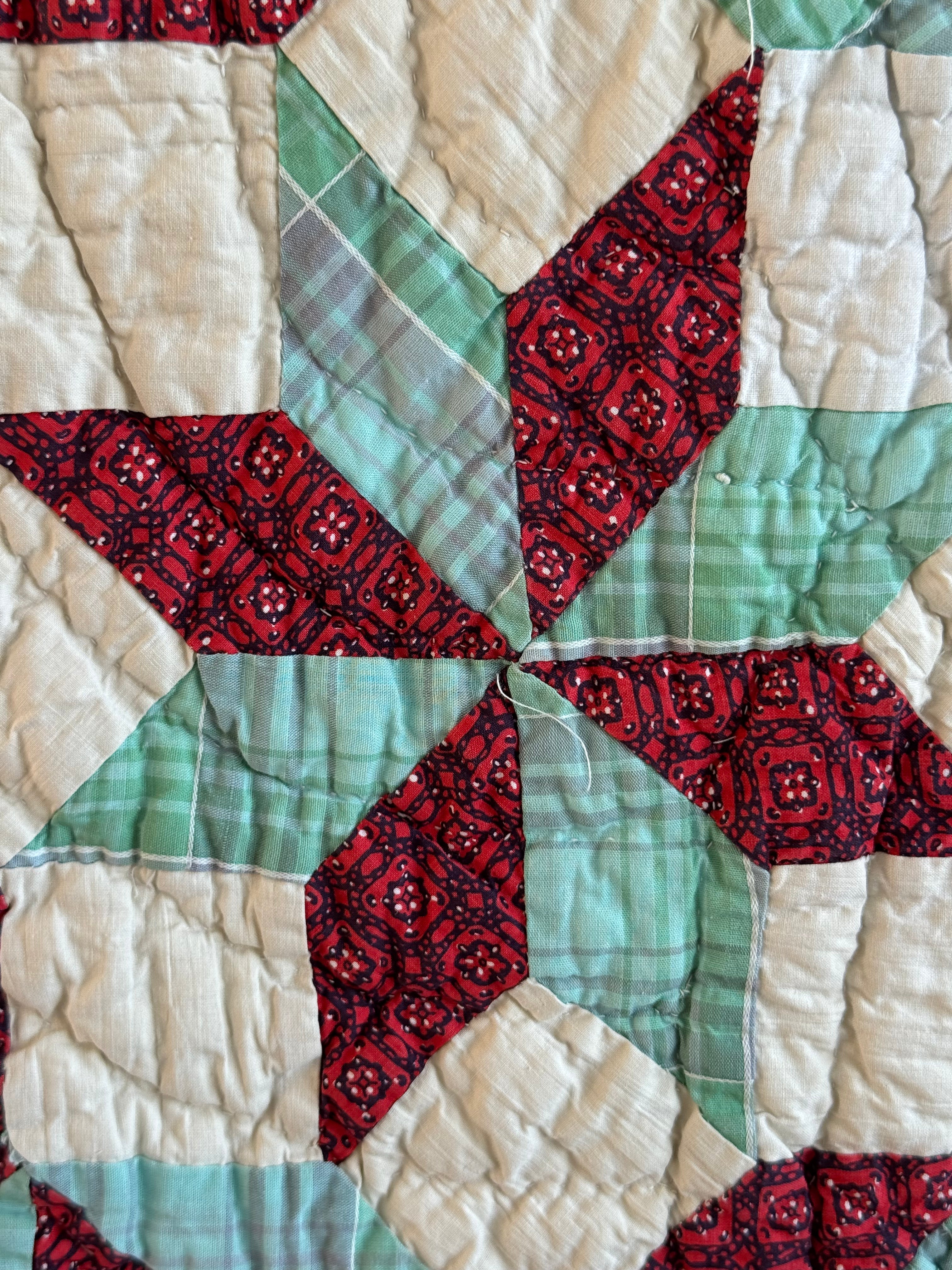 Vintage Quilt Friendship Star Variation