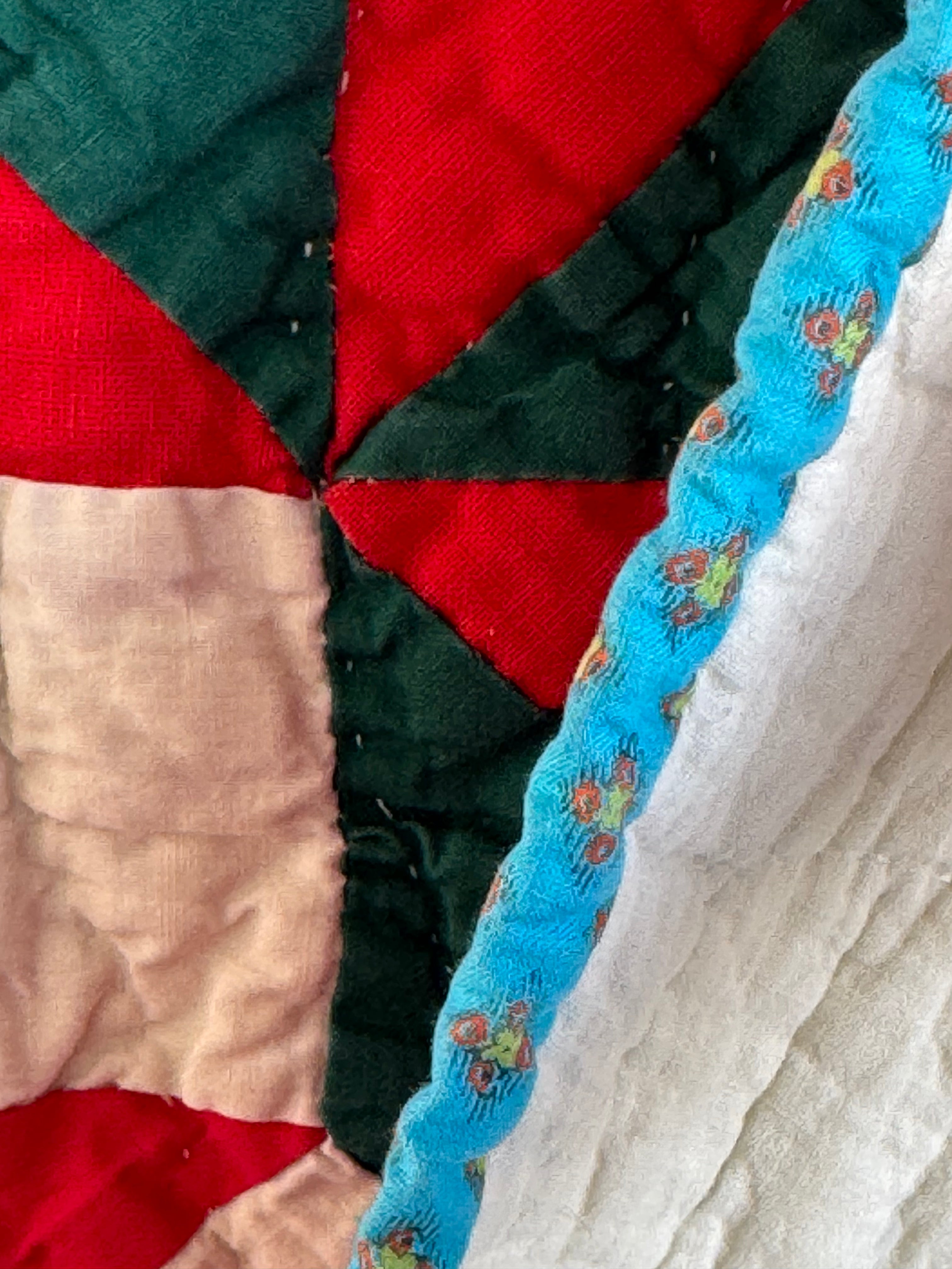 Vintage Quilt Friendship Star Variation