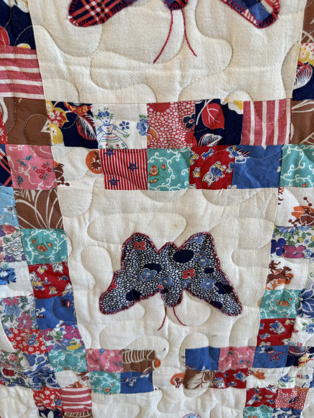 **SOLD** Vintage Quilt Feed Sack Butterfly ** SOLD**