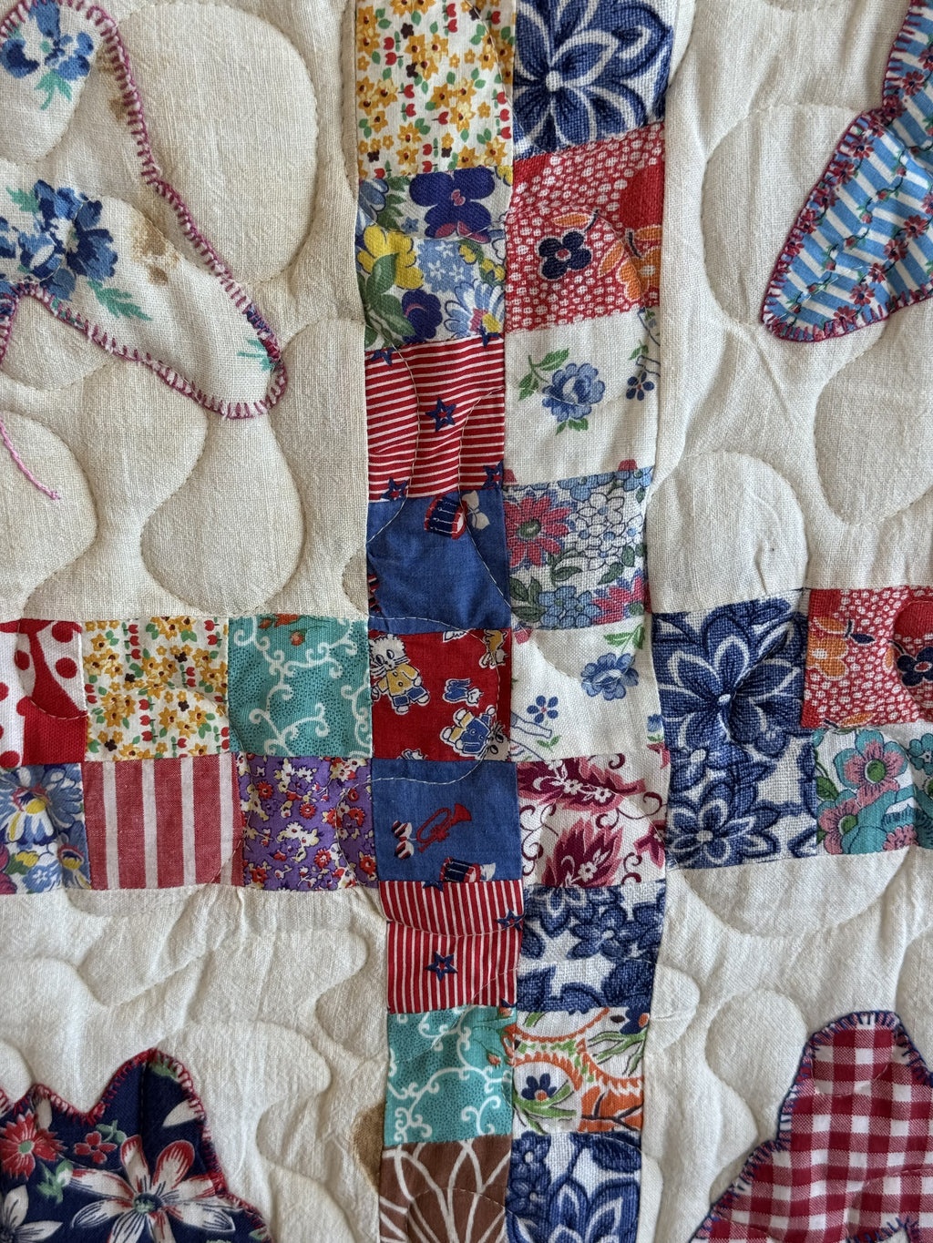 **SOLD** Vintage Quilt Feed Sack Butterfly ** SOLD**