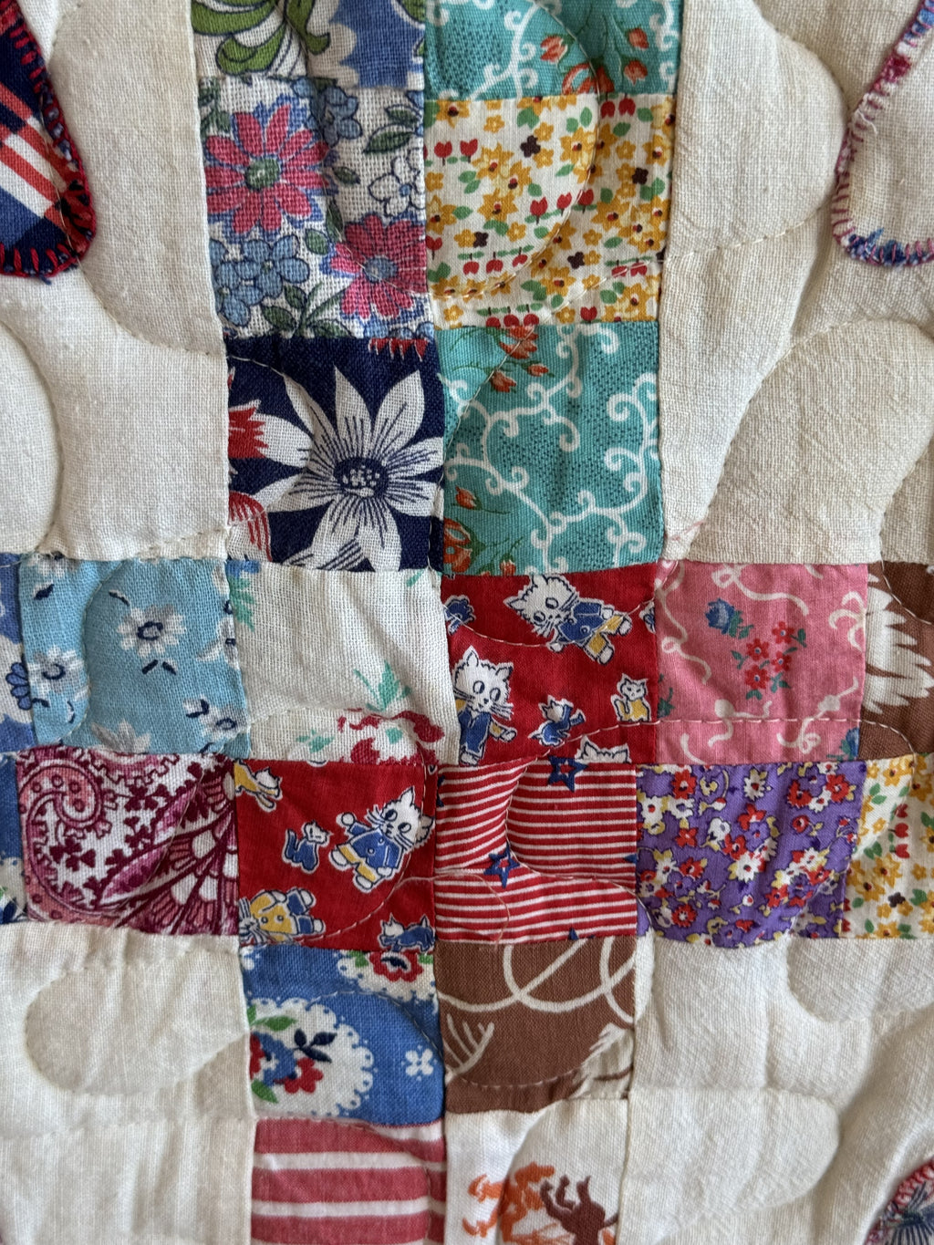 **SOLD** Vintage Quilt Feed Sack Butterfly ** SOLD**