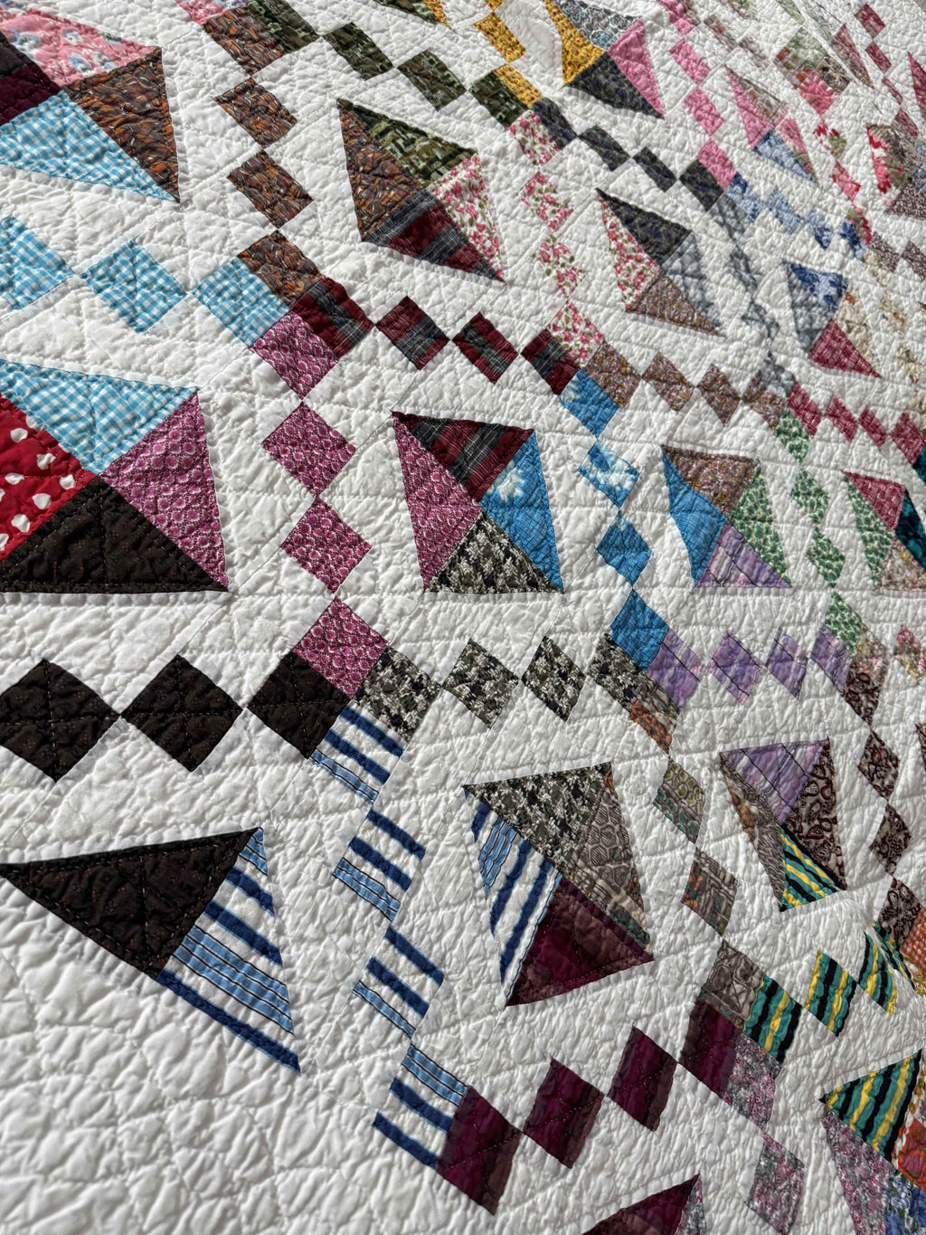**SOLD Vintage Quilt Scrappy Jewel Box  SOLD**