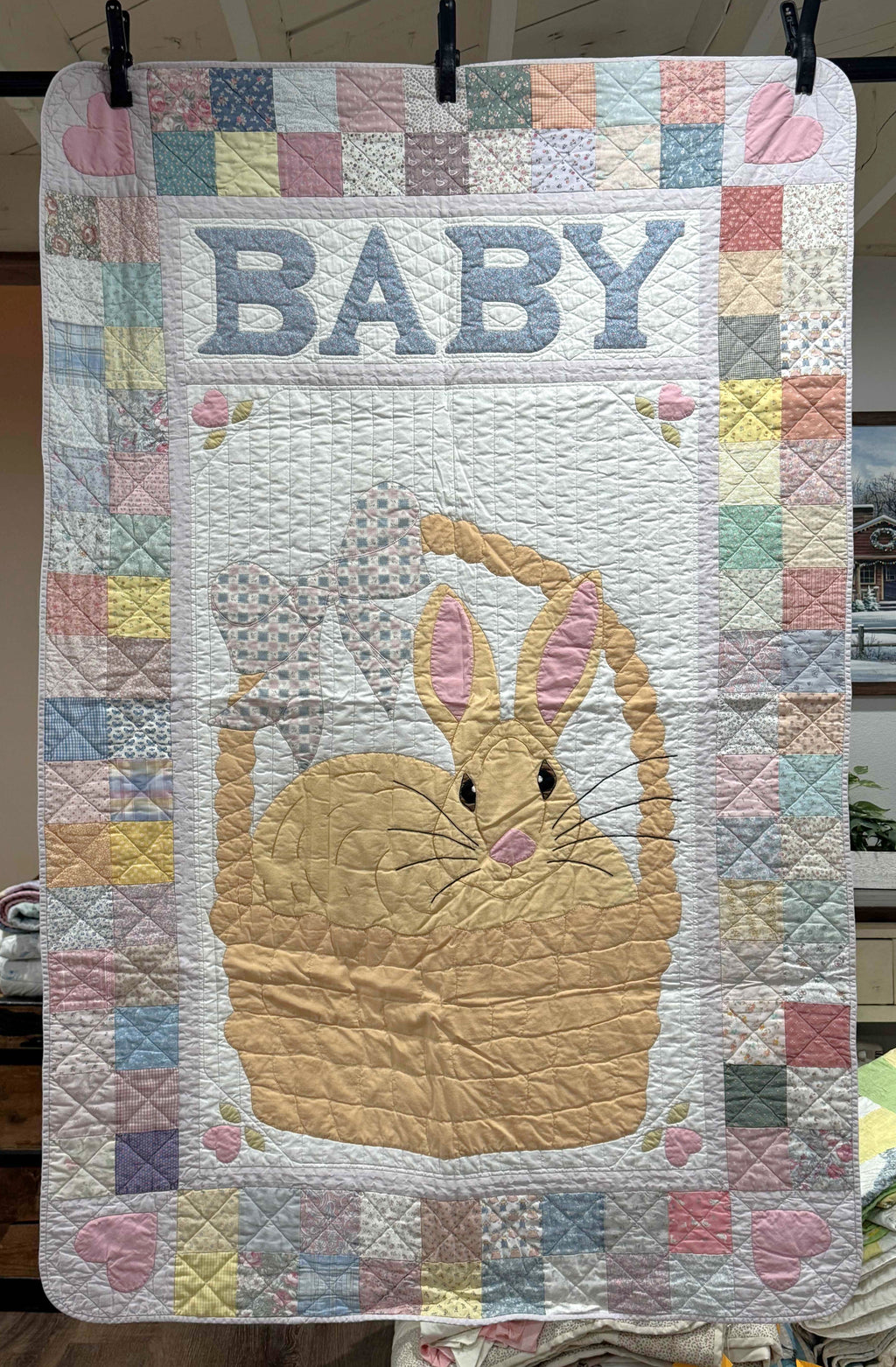 Vintage Quilt Child's Bunny Quilt