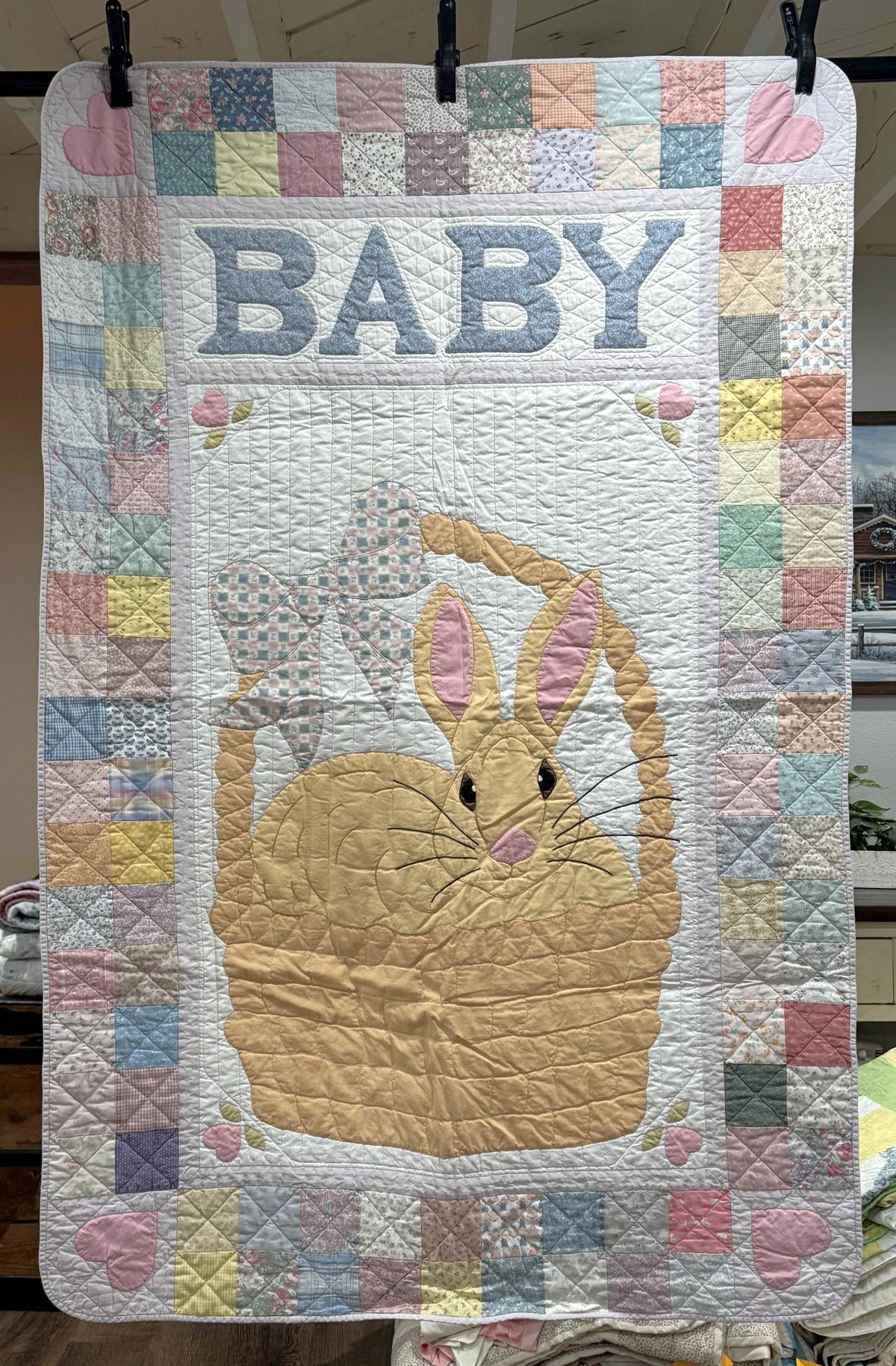Vintage Quilt Child's Bunny Quilt