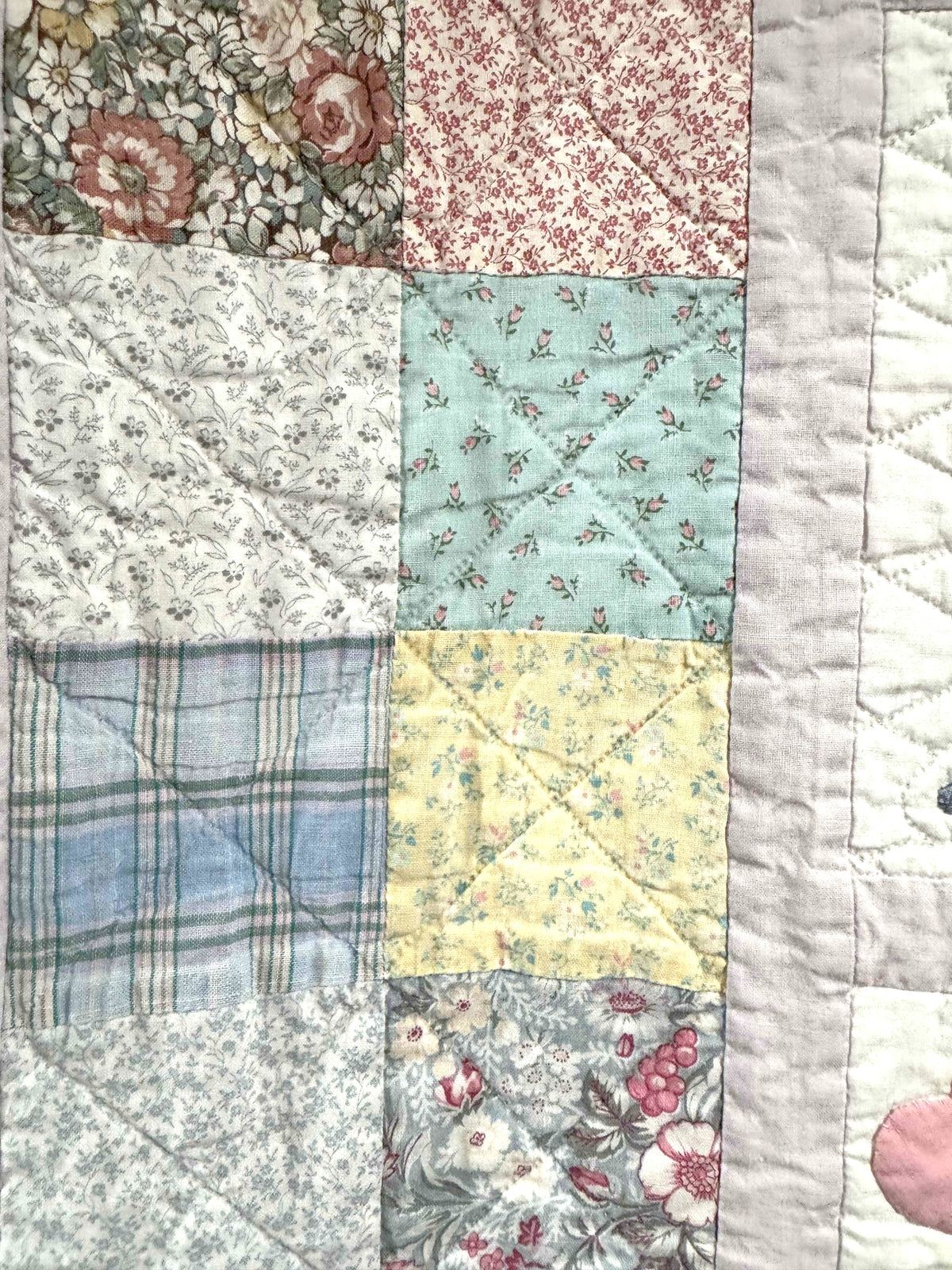 Vintage Quilt Child's Bunny Quilt